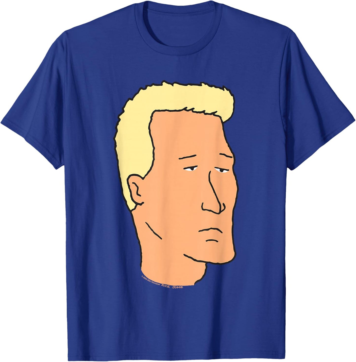 King Of The Hill Boomhauer Simple Portrait T-Shirt - T-Shirt | Royal