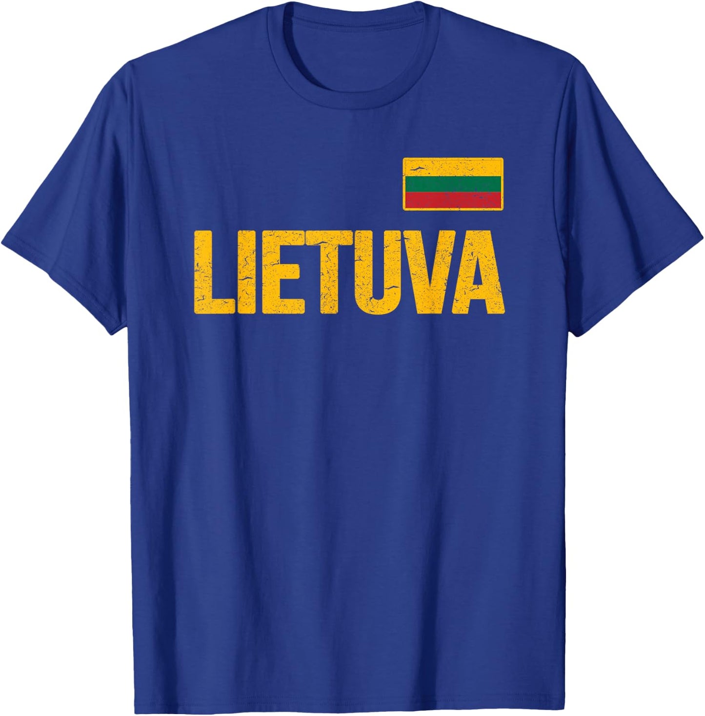 Lithuania Lithuanian Flag Lietuva Souvenir Love Gift T-Shirt - T-Shirt | Royal