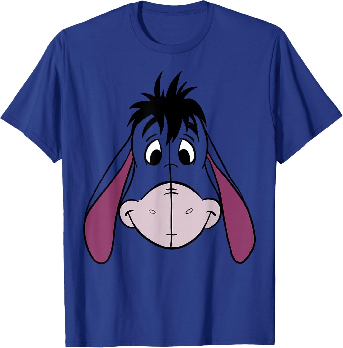 Disney Winnie The Pooh Eeyore Large Face , blue, s T-Shirt - T-Shirt | Royal