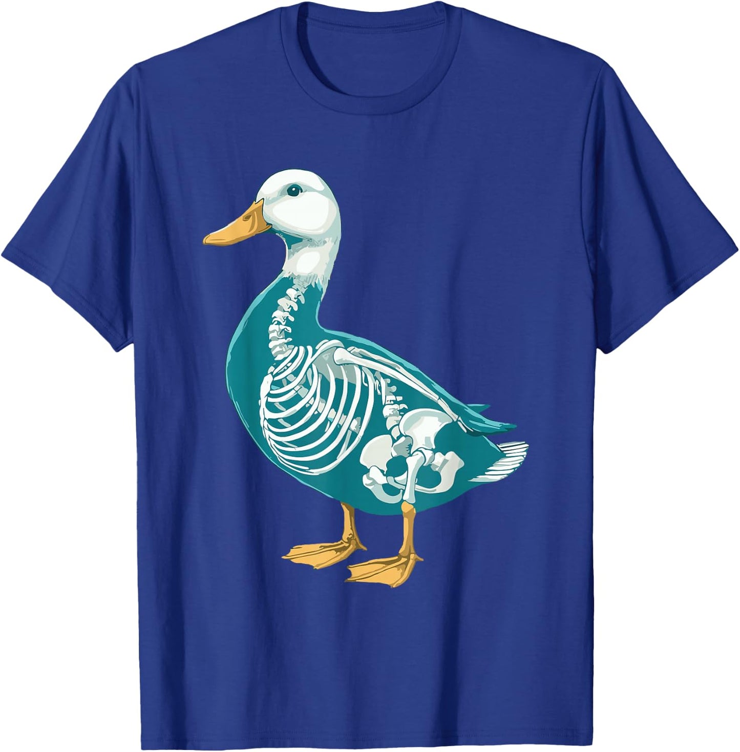 X-ray Duck Body Anatomy Radiography Skeleton T-Shirt - T-Shirt | Royal