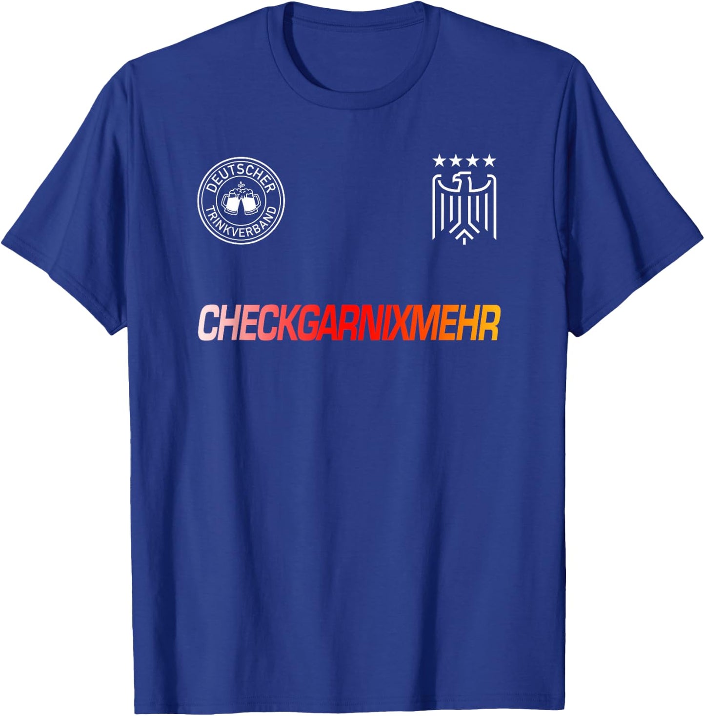 Checkgarnixmehr X Malle Soft Jersey Germany Beer , black T-Shirt - T-Shirt | Royal
