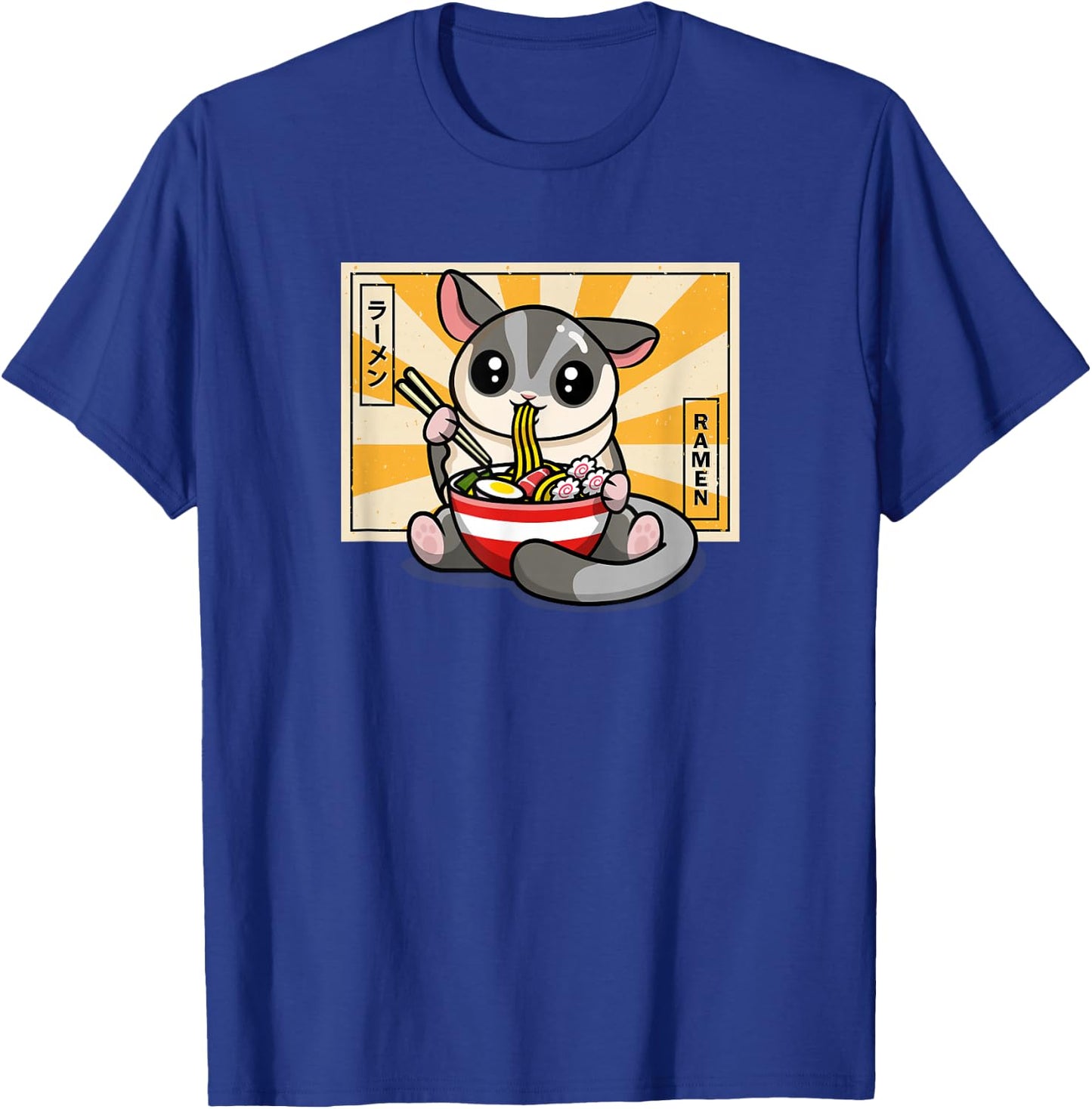 Girls Cute Kawaii Japanese Ramen Sugar Glider Lover T-Shirt - T-Shirt | Royal