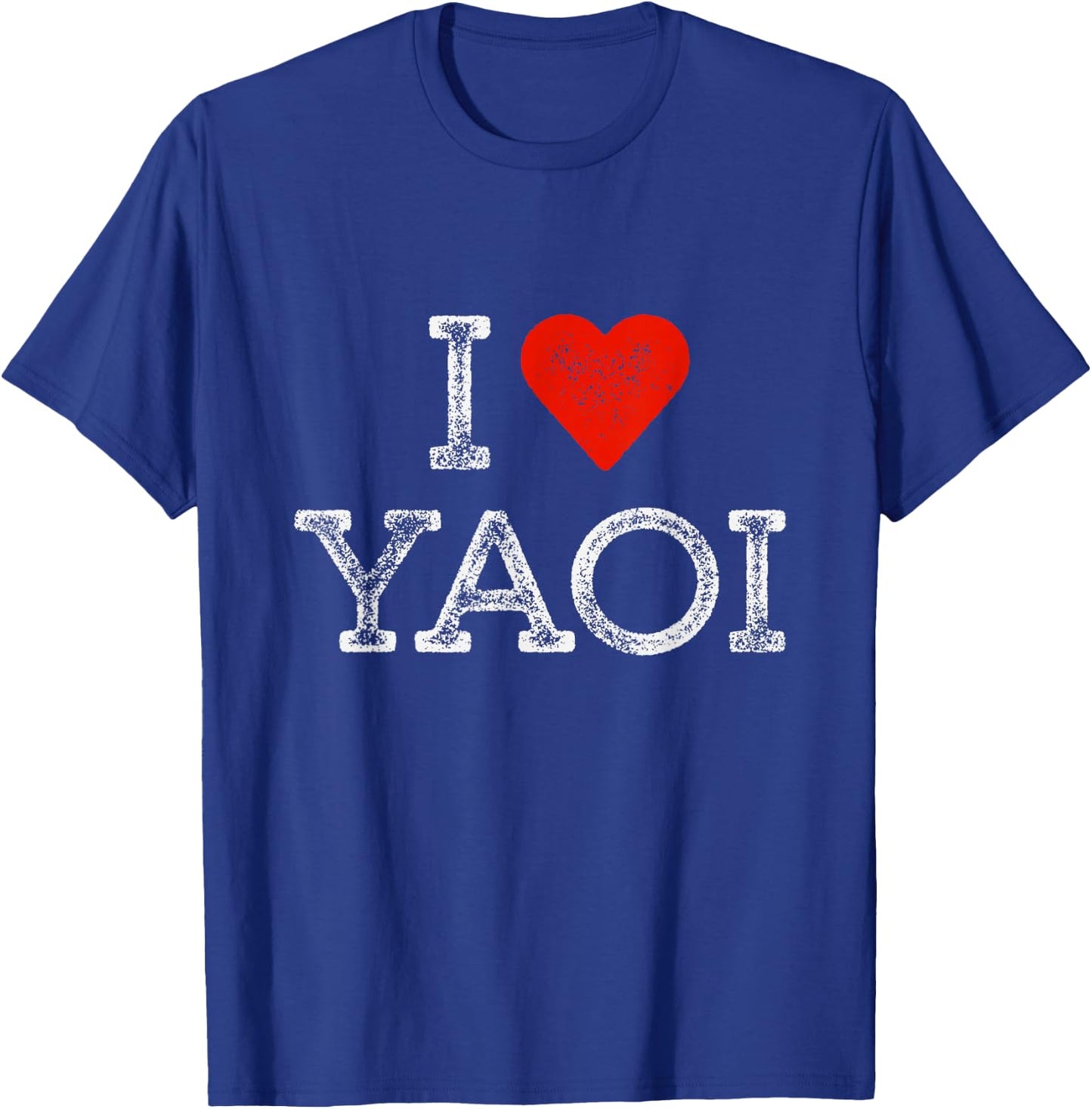 I Love Yaoi Anime Lover Vintage LGBTQ Boys' Love Manga T-Shirt - T-Shirt | Royal