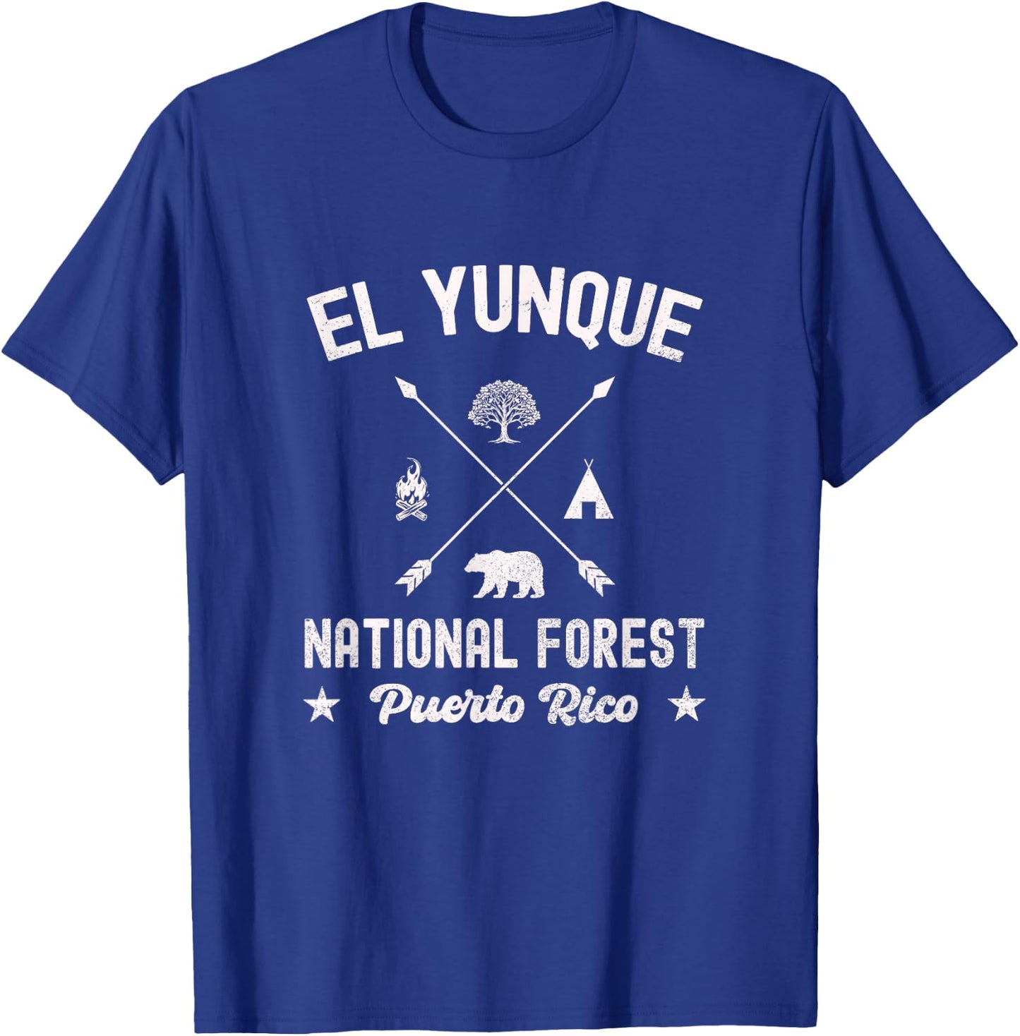 El Yunque National Forest Adventure Design T-Shirt - T-Shirt | Royal