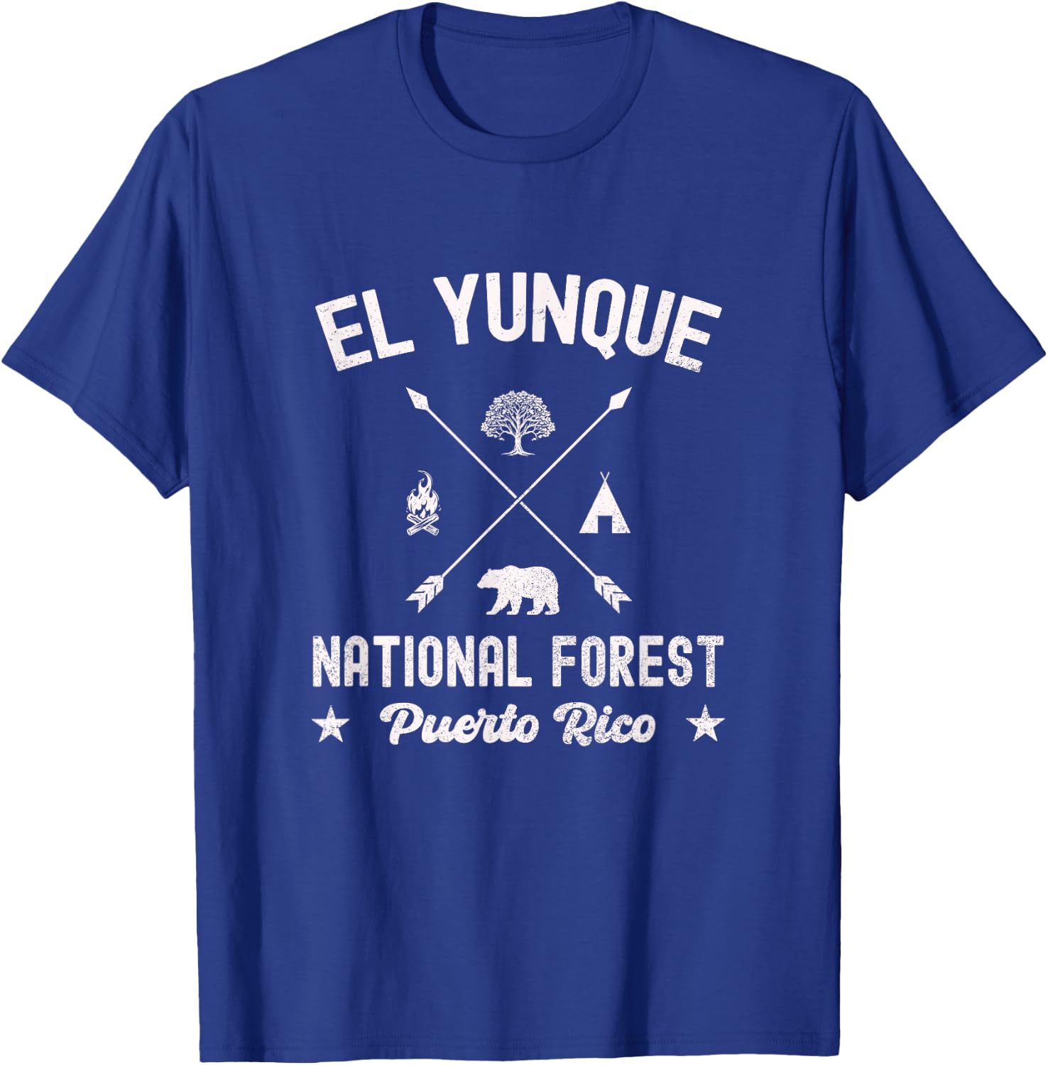 El Yunque National Forest Adventure Design T-Shirt - T-Shirt | Royal