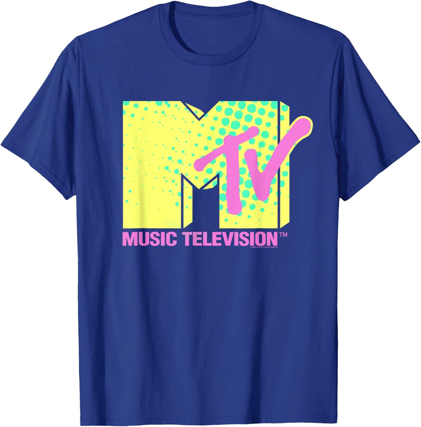 MTV Neon Logo , black T-Shirt - T-Shirt | Royal