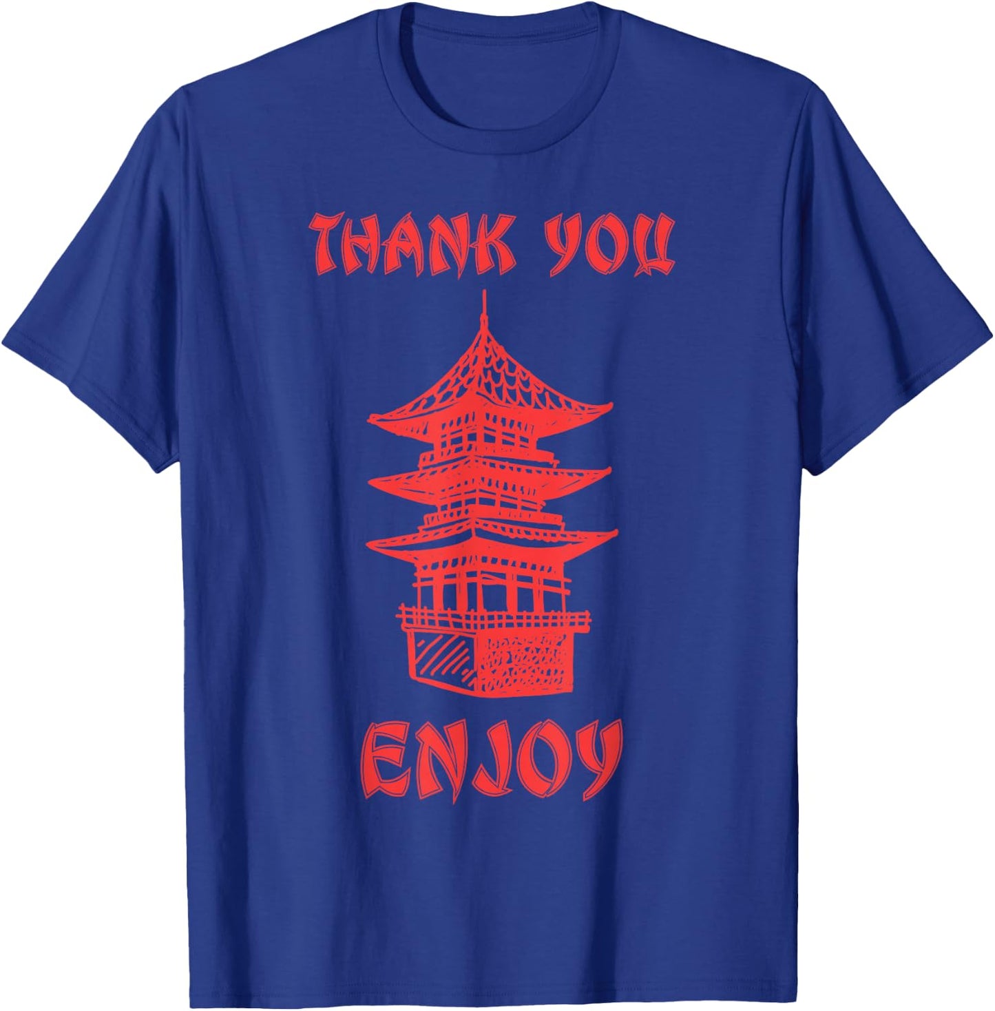 Chinese Takeout Food Thank You Box For Chef Asian Cuisine T-Shirt - T-Shirt | Royal