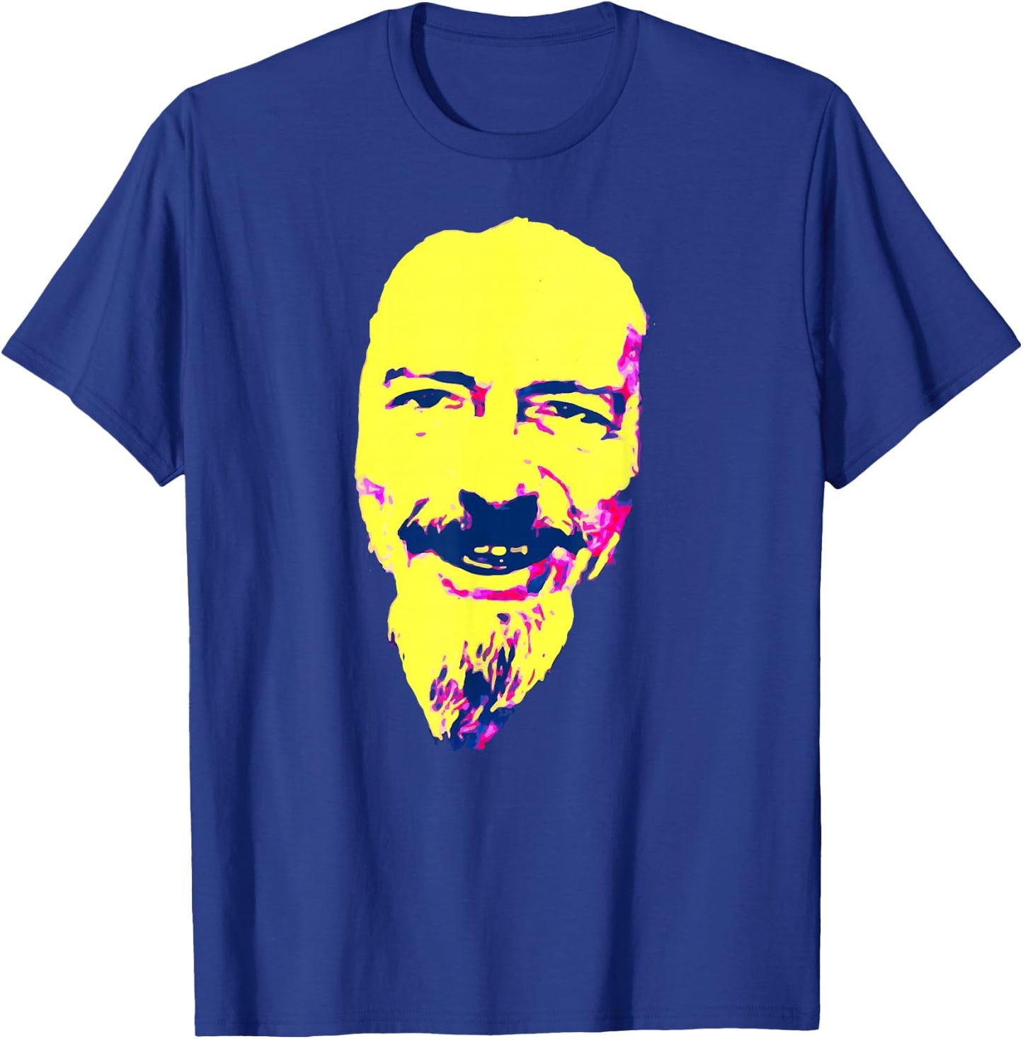 Psychedelic Alan Watts T-Shirt - T-Shirt | Royal