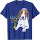 Jewish Beagle Dog Menorah Hanukkah Pajamas Chanukah PJs T-Shirt - T-Shirt | Royal