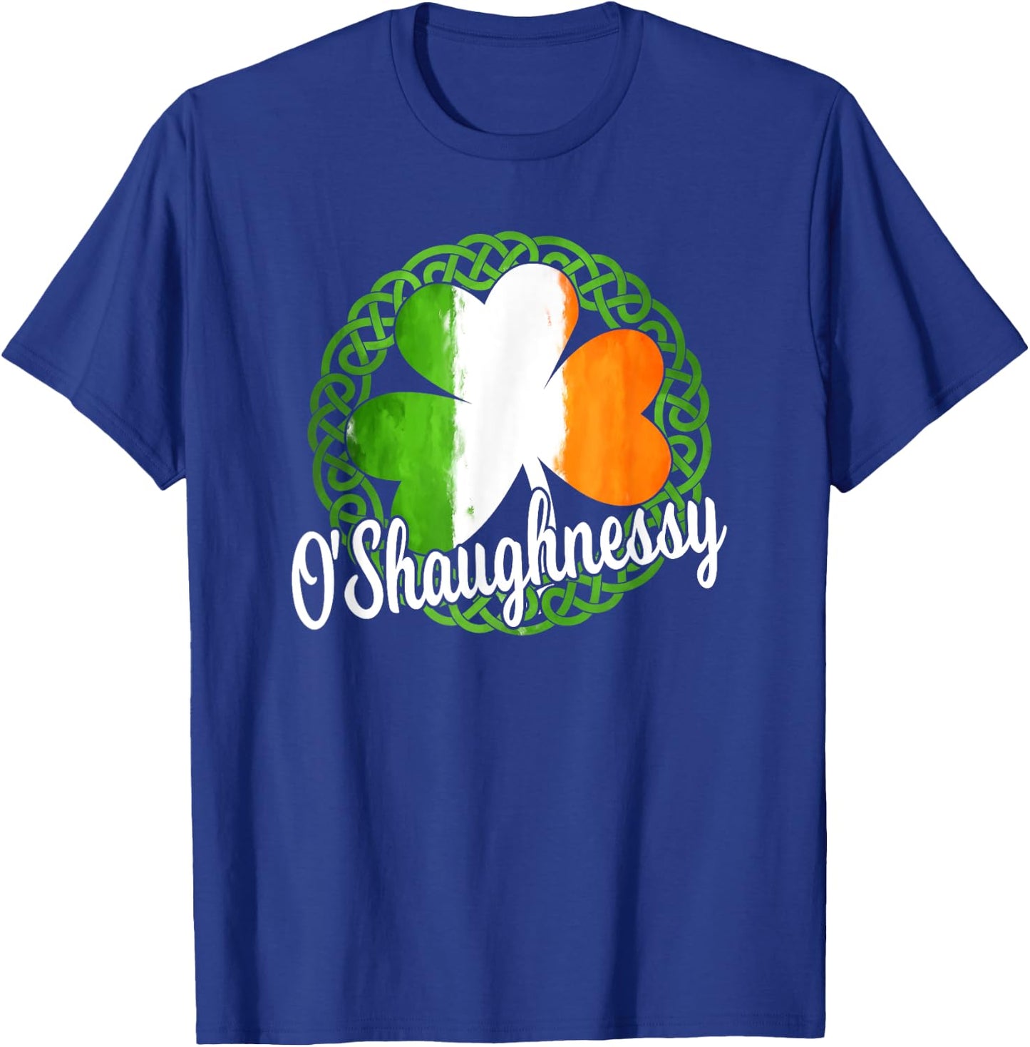 Celtic Theme - O'Shaughnessy Irish Family Name T-Shirt - T-Shirt | Royal
