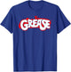 Grease Classic Car Logo in Red and Blue , black T-Shirt - T-Shirt | Royal