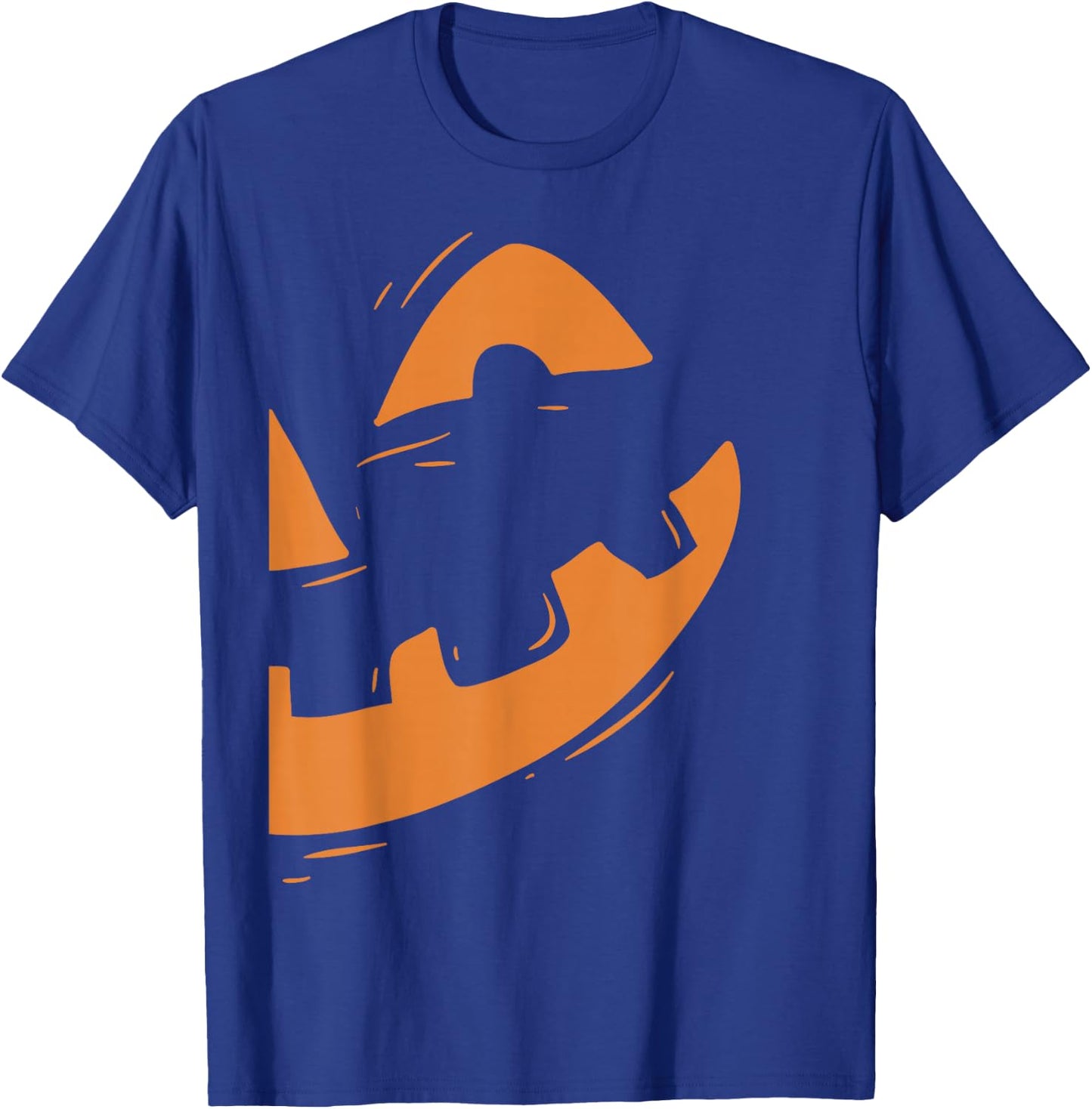 Jack-O-Lantern Shirt Pumpkin Face Halloween Matching Couple T-Shirt - T-Shirt | Royal