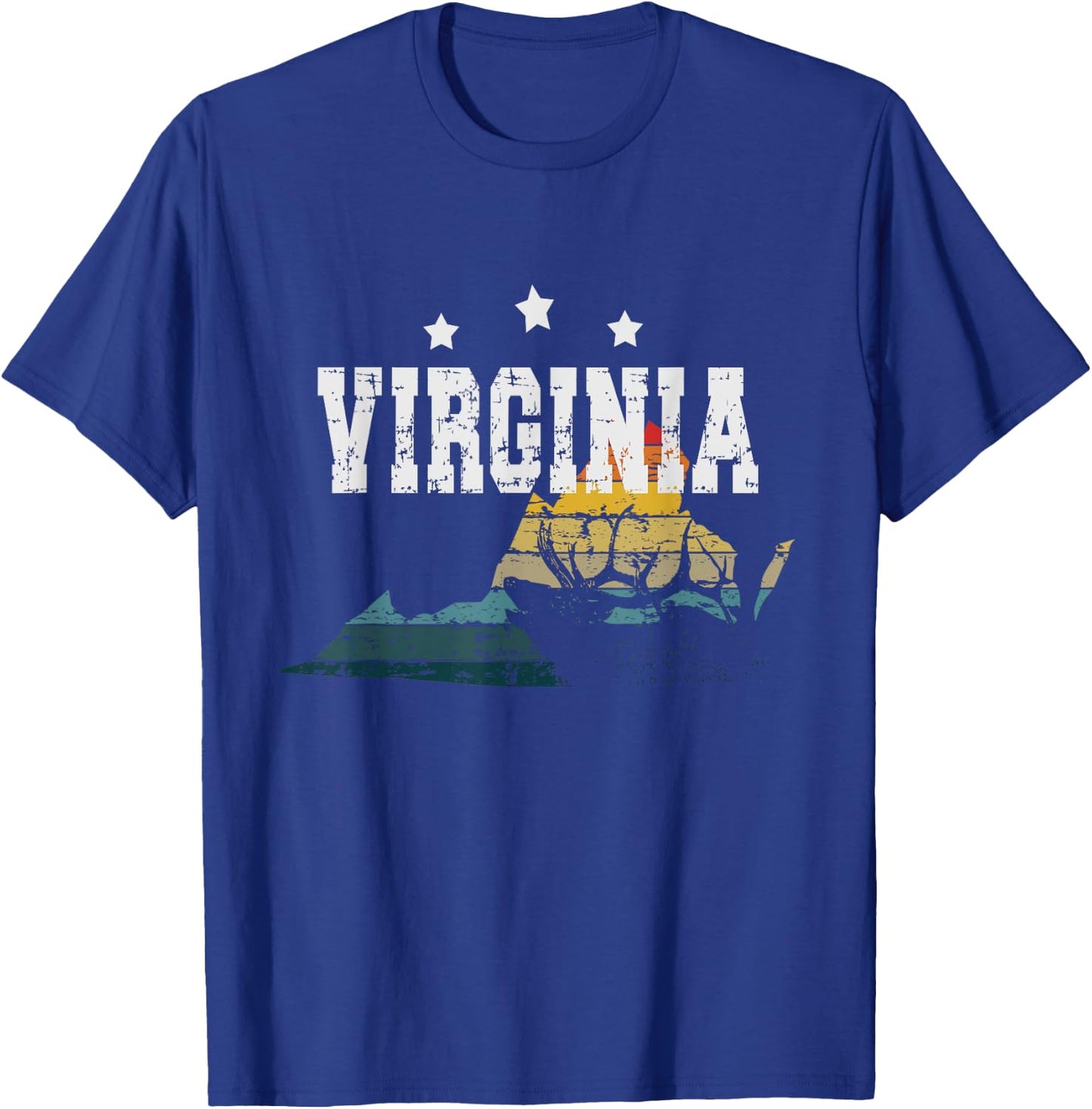 Vintage Virginia Hunter T-Shirt - T-Shirt | Royal