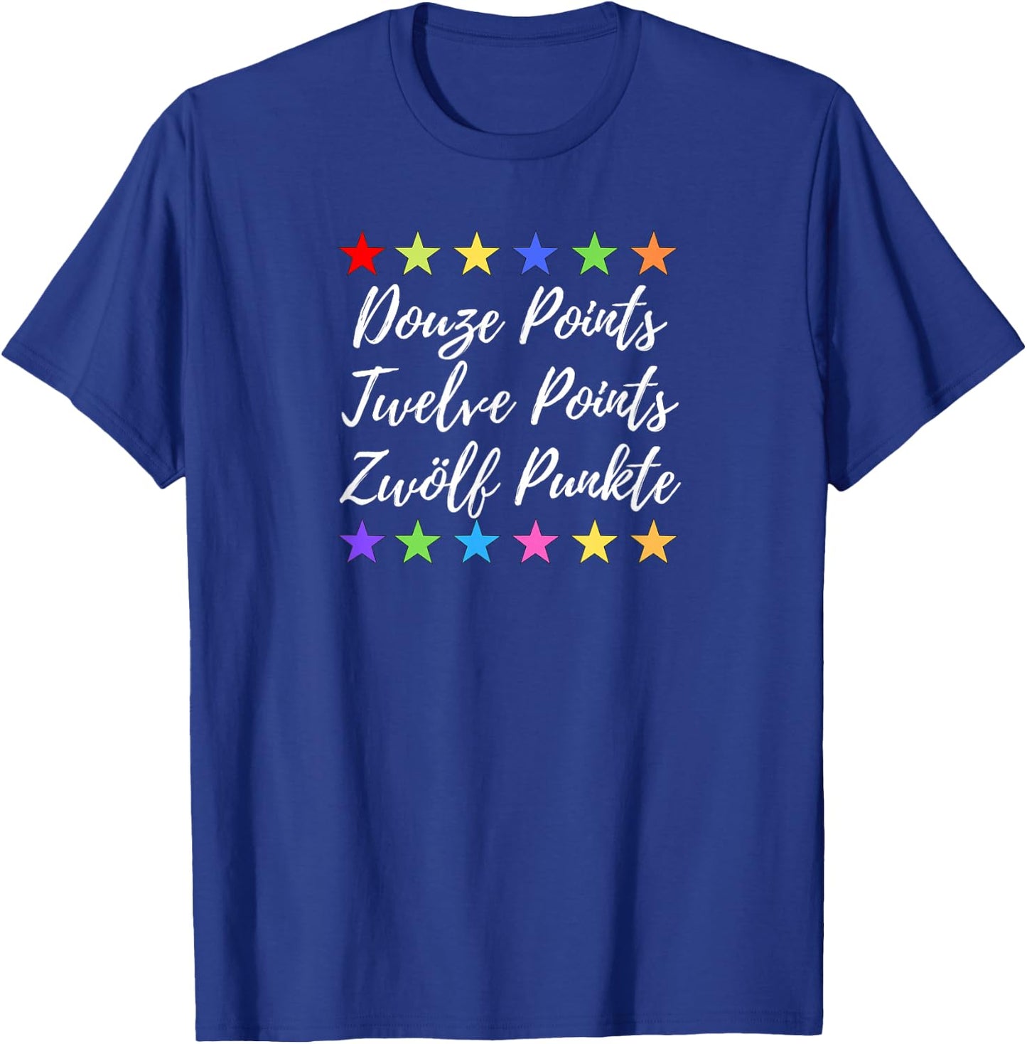 with Twelve Dots Motto for Song Contest Grand Prix, blue T-Shirt - T-Shirt | Royal
