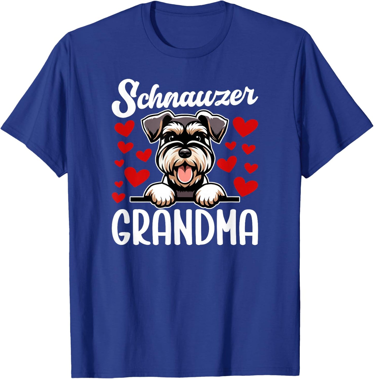Schnauzer Grandma Of A Schnauzer Grandmother T-Shirt - T-Shirt | Royal