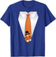 Oh Boy Love It Thanksgiving Family Dinner Tie, Funny Thanksgiving Turkey Tie T-Shirt - T-Shirt | Royal