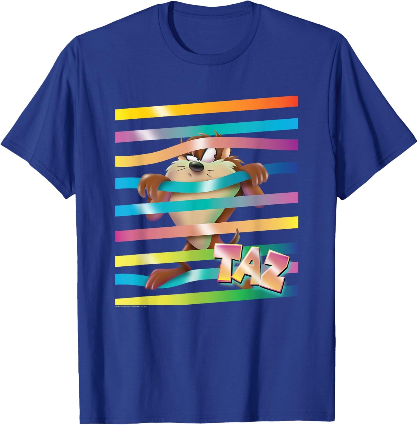 Looney Tunes Taz Stripes T-Shirt - T-Shirt | Royal