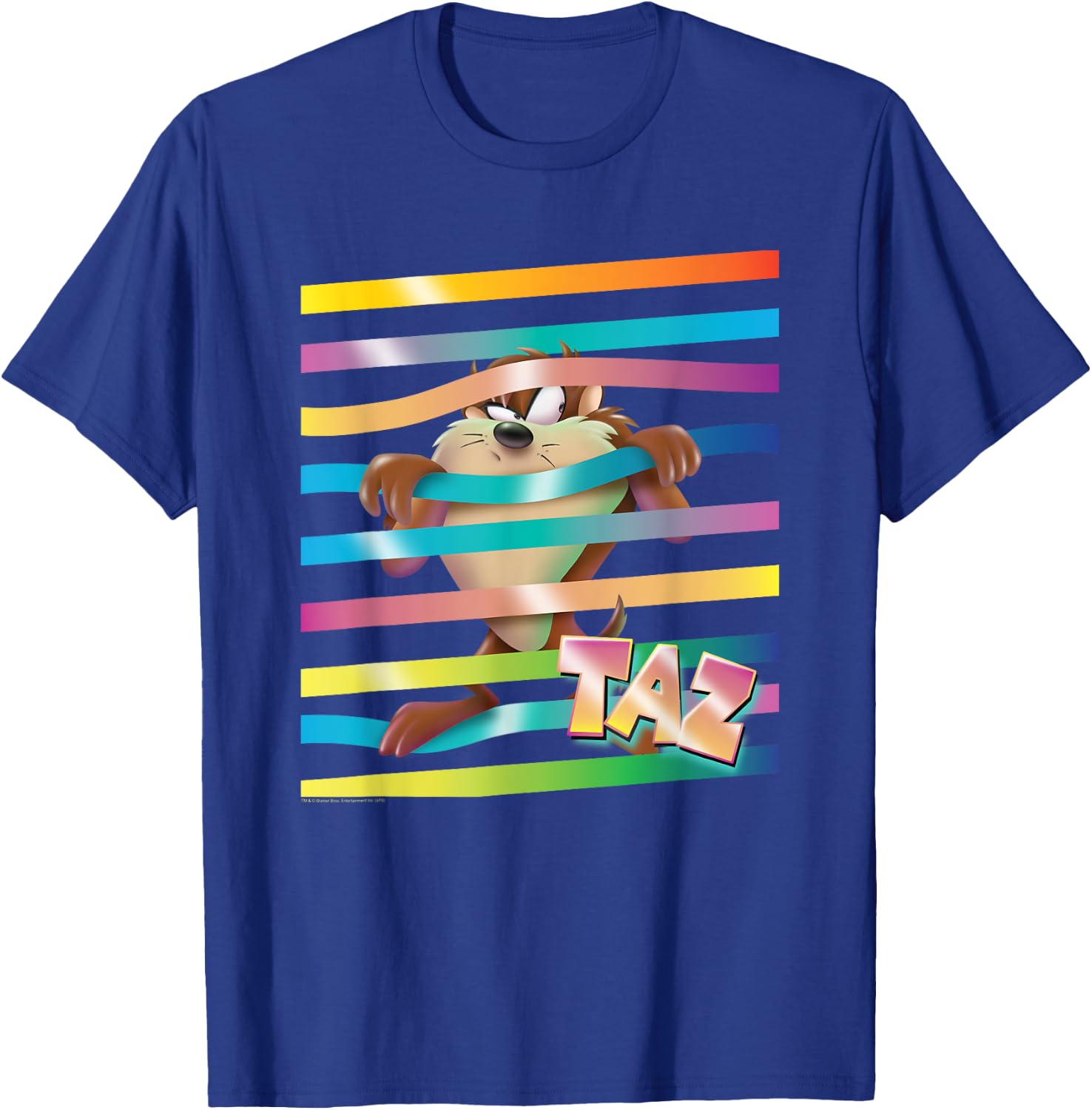 Looney Tunes Taz Stripes T-Shirt - T-Shirt | Royal