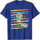 Looney Tunes Taz Stripes T-Shirt - T-Shirt | Royal