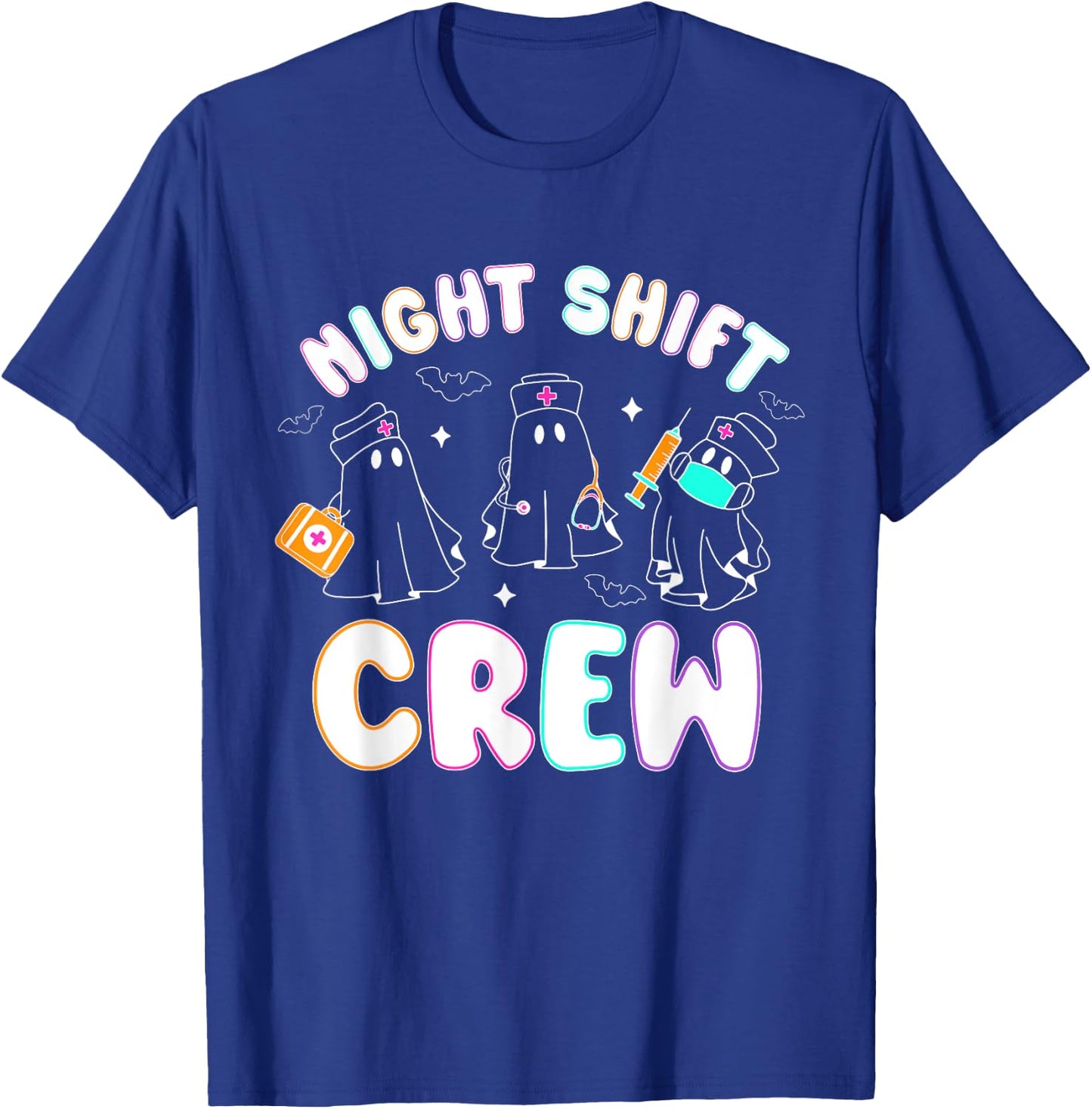 Night Shift Crew Apparel T-Shirt - T-Shirt | Royal