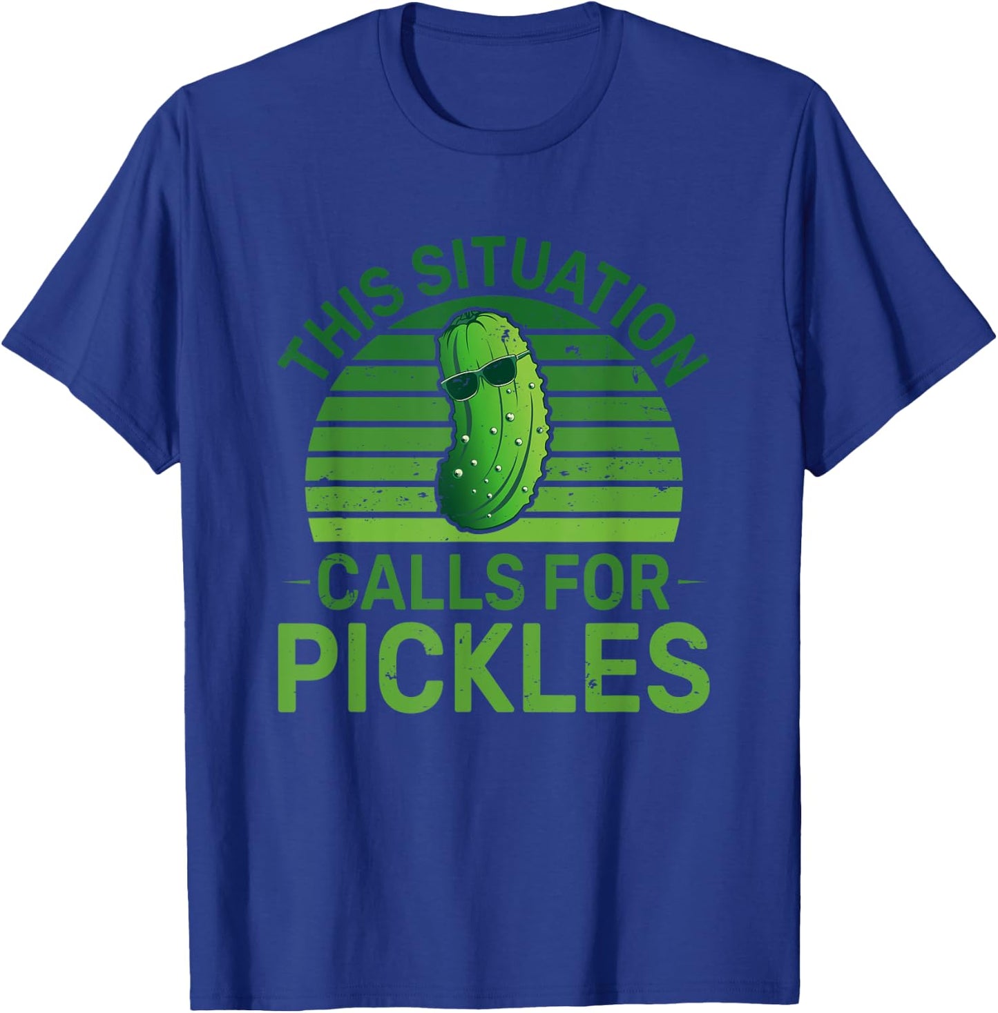 Funny Pickle This Situation Calls For Pickles Men T-Shirt - T-Shirt | Royal