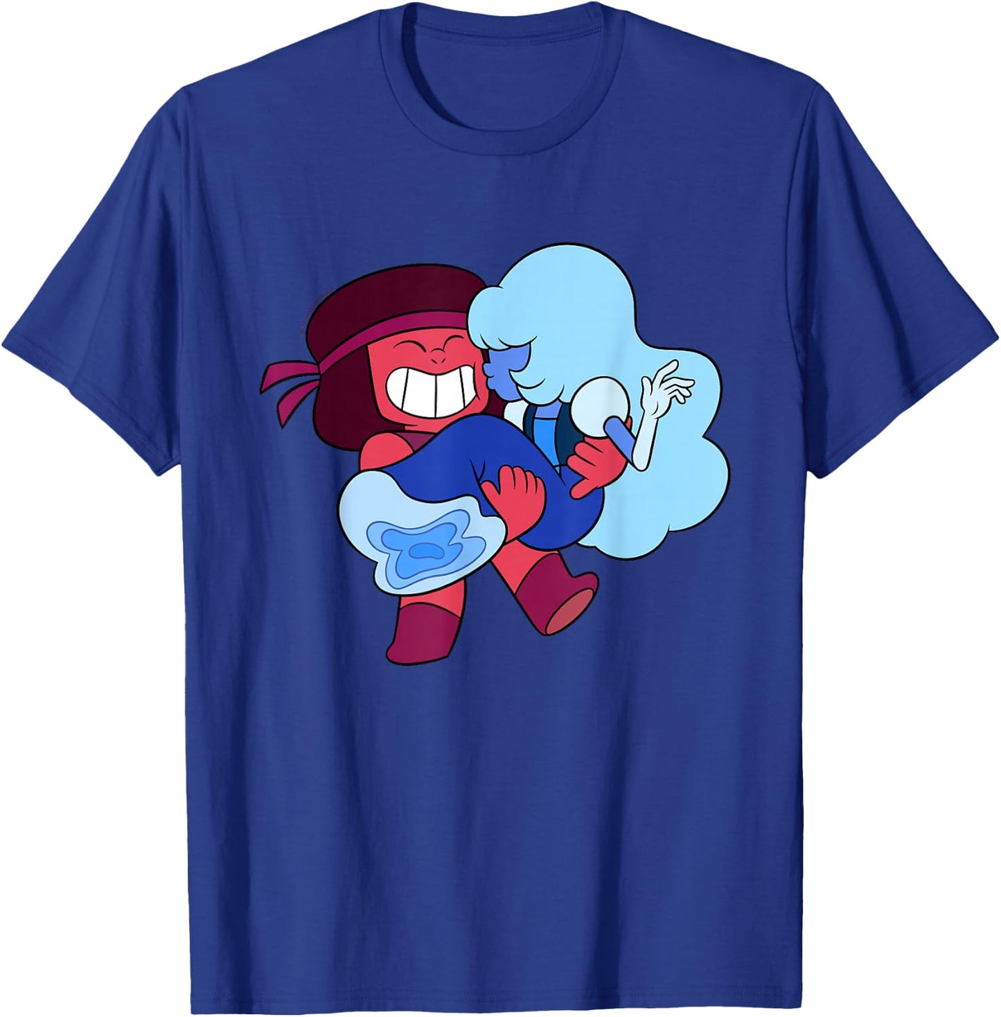 Steven Universe Sweet on Ruby and Sapphire T-Shirt - T-Shirt | Royal