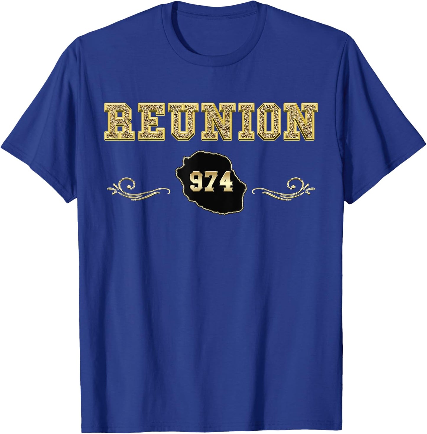 Reunion Island 974 Prestigious Man Woman And Child T-Shirt - T-Shirt | Royal