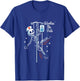 Working a Pole Dancer Nurse Dancing Skeleton Halloween T-Shirt - T-Shirt | Royal