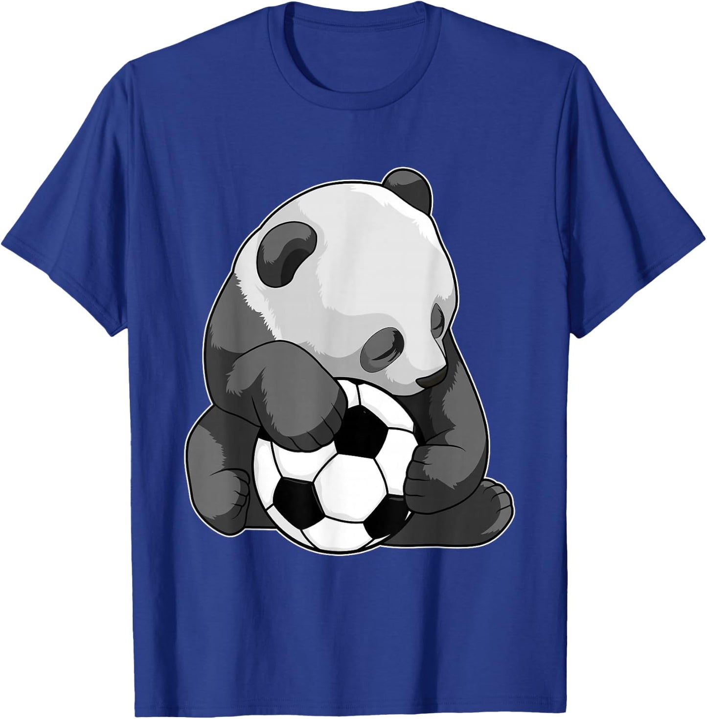 Panda Soccer player Soccer Sports T-Shirt - T-Shirt | Royal