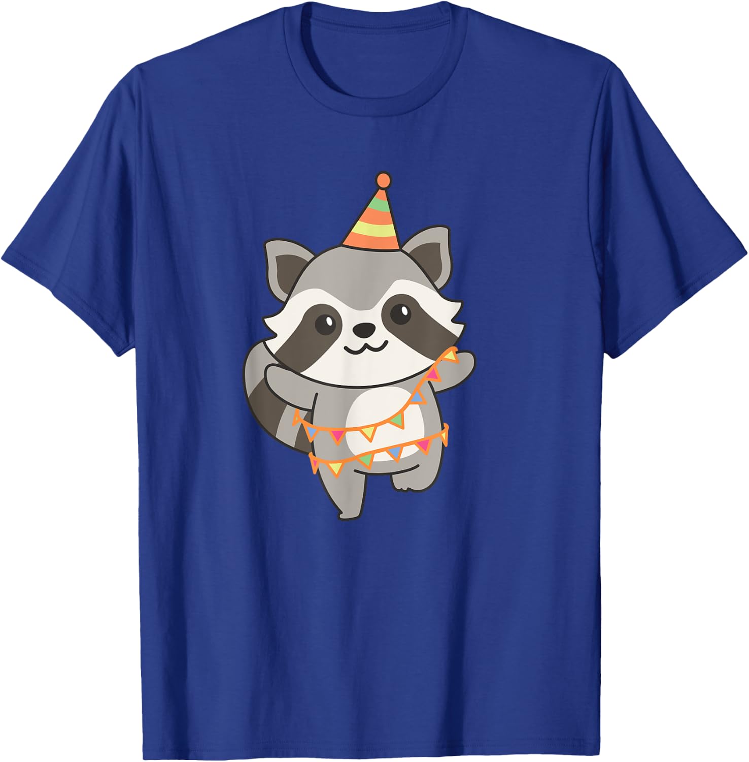 Birthday Raccoon For Children A Birthday Raccoon T-Shirt - T-Shirt | Royal
