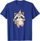 Birthday Raccoon For Children A Birthday Raccoon T-Shirt - T-Shirt | Royal