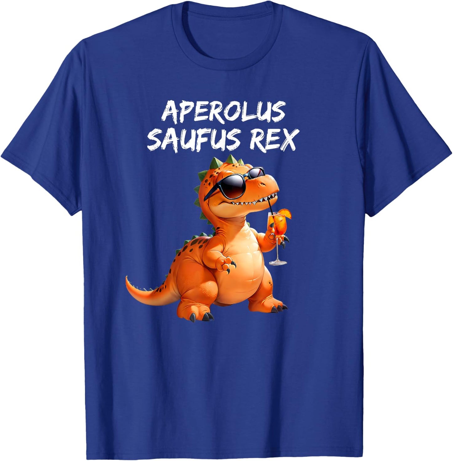 Aperolus Saufus Rex official Club Mitglied Party Dino saufen T-Shirt - T-Shirt | Royal