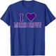 I Love Morris Brown College Apparel Sports Fan T-Shirt - T-Shirt | Royal