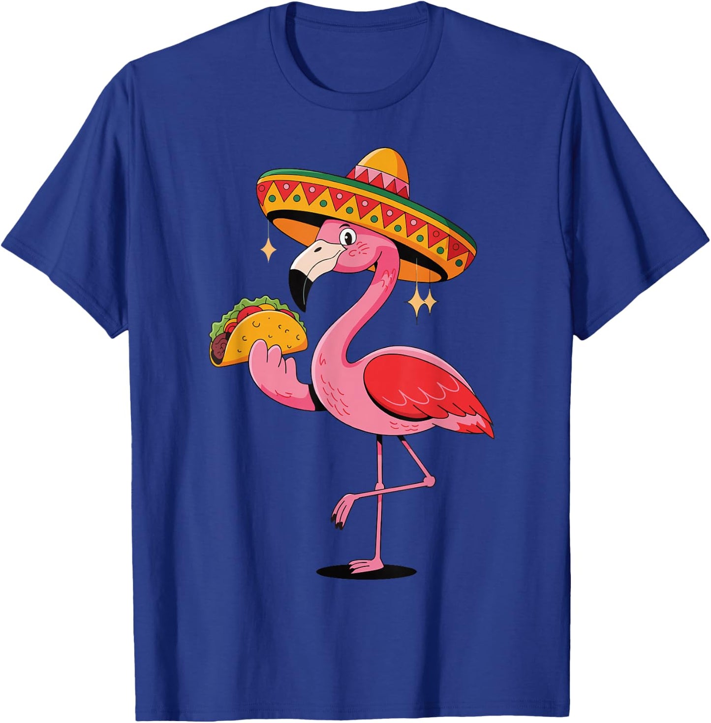 Flamingo Cinco De Mayo T-Shirt - T-Shirt | Royal