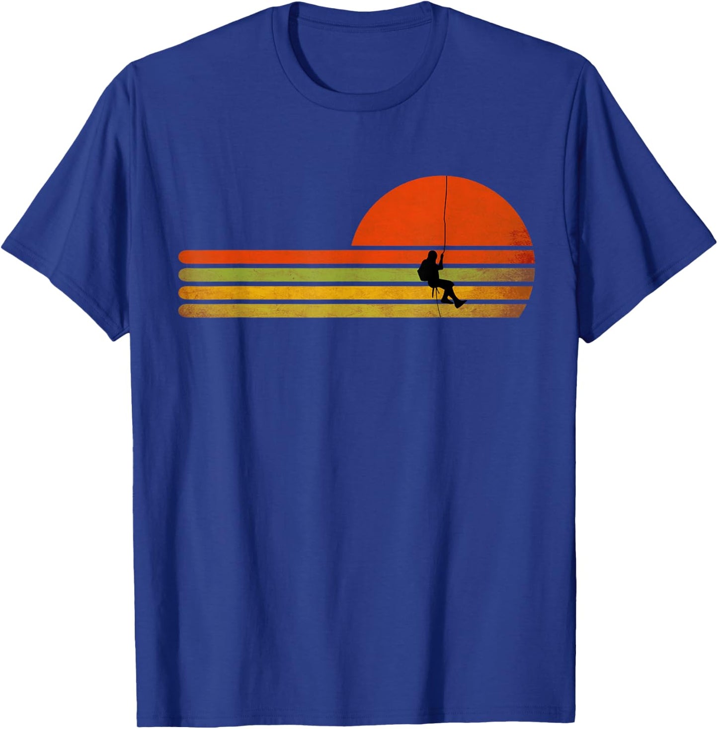 Retro Vintage Caving Speleology Caves, Love Mountain T-Shirt - T-Shirt | Royal