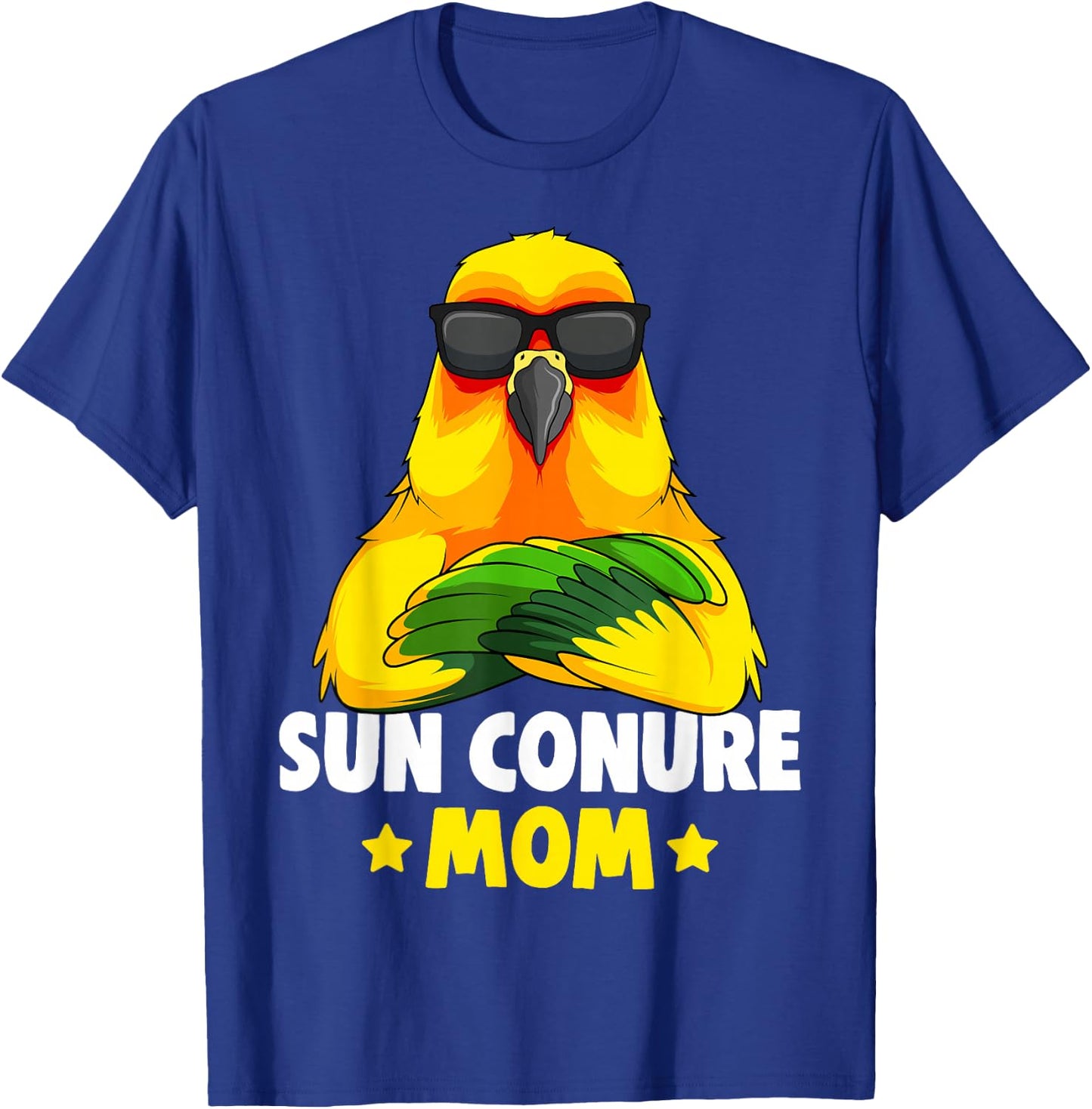 Sun Conure Mom Parrot Bird Women T-Shirt - T-Shirt | Royal