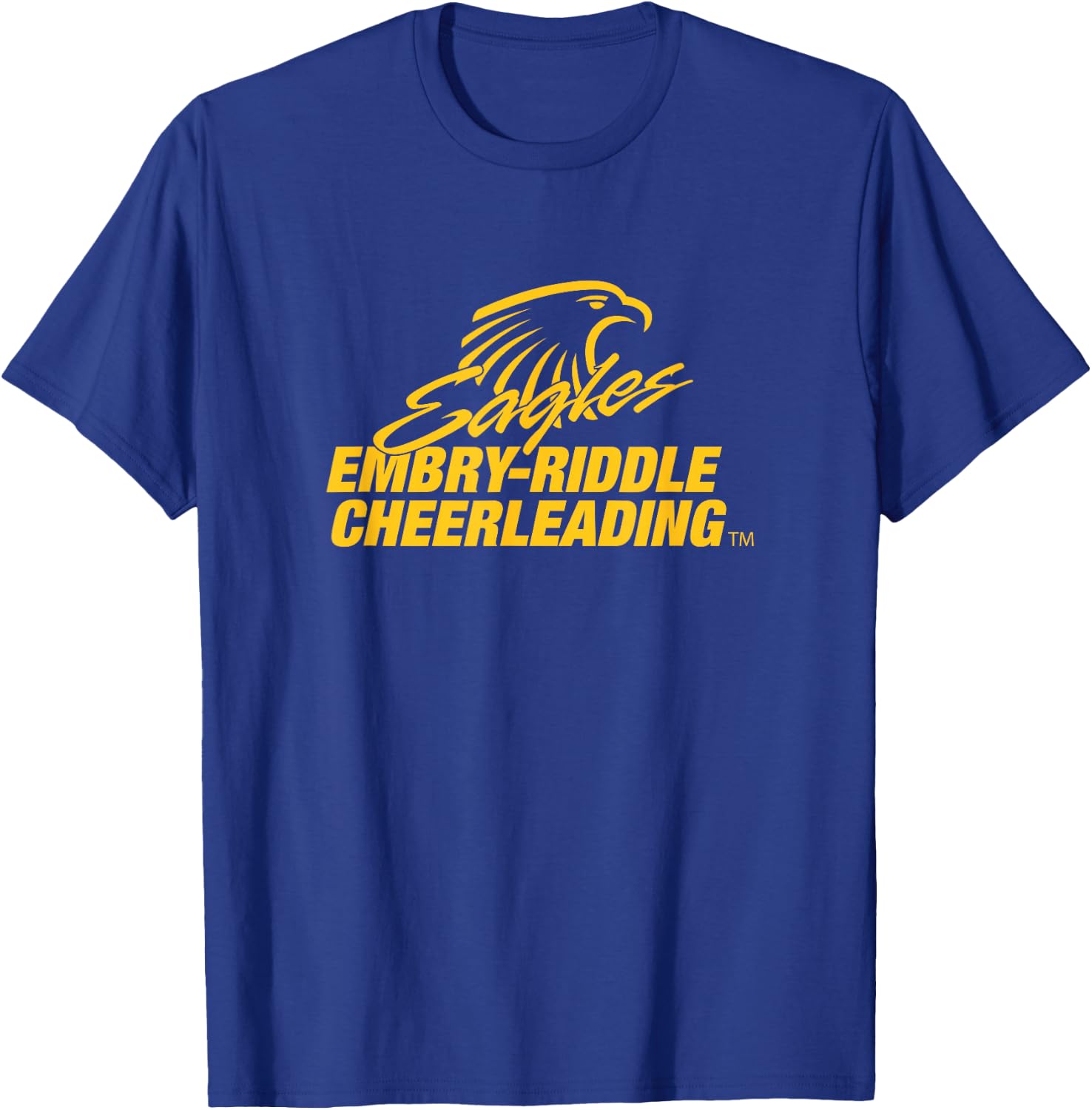 Embry-Riddle Aeronautical Eagles Cheerleading Sports Fan T-Shirt - T-Shirt | Royal