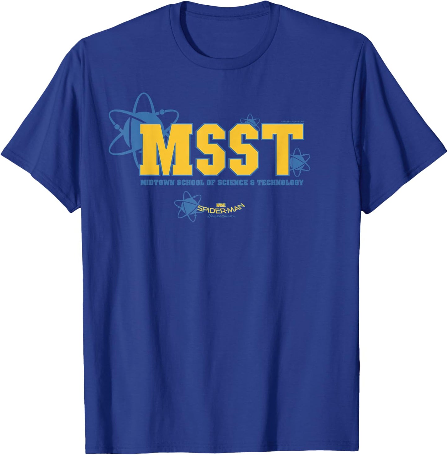 Marvel Spider-Man: Homecoming MSST Logo T-Shirt - T-Shirt | Royal