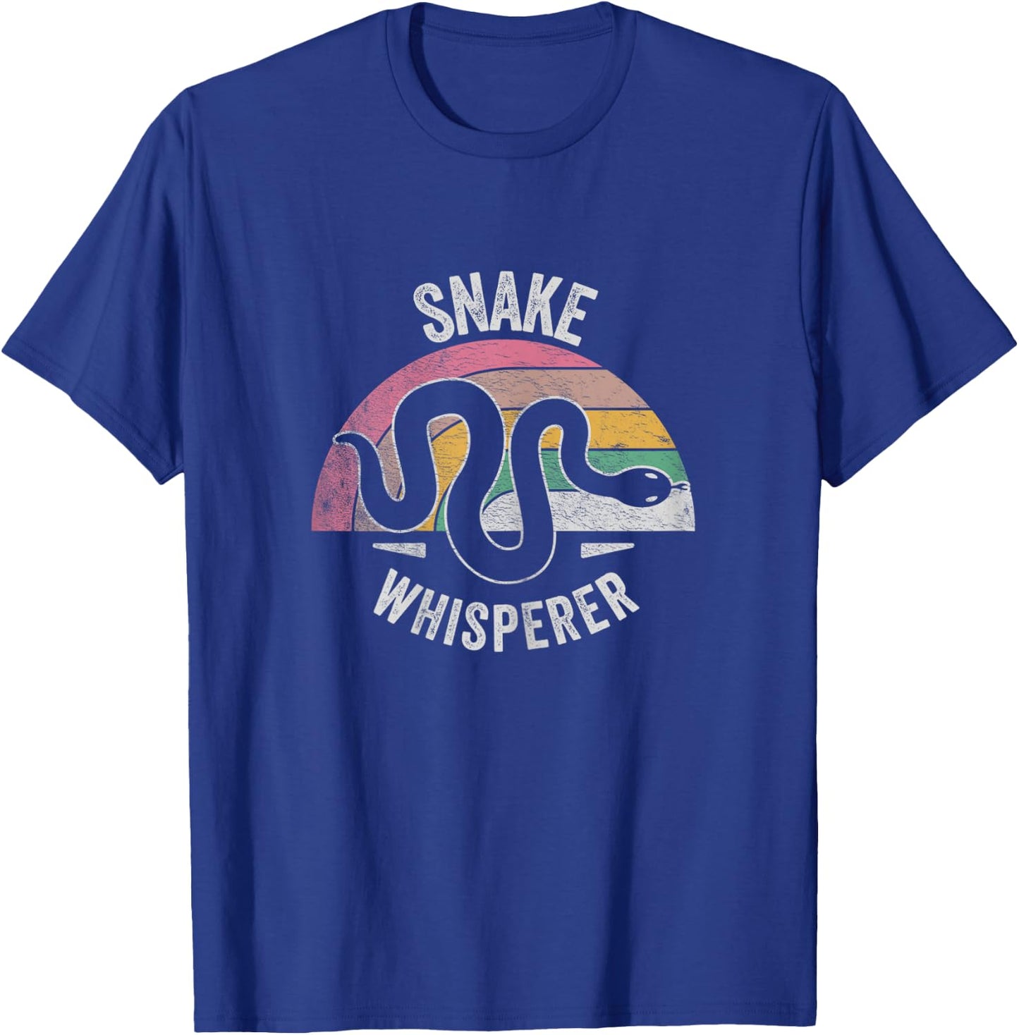 Retro Vintage Snake Whisperer Snake Lover Funny Snake T-Shirt - T-Shirt | Royal