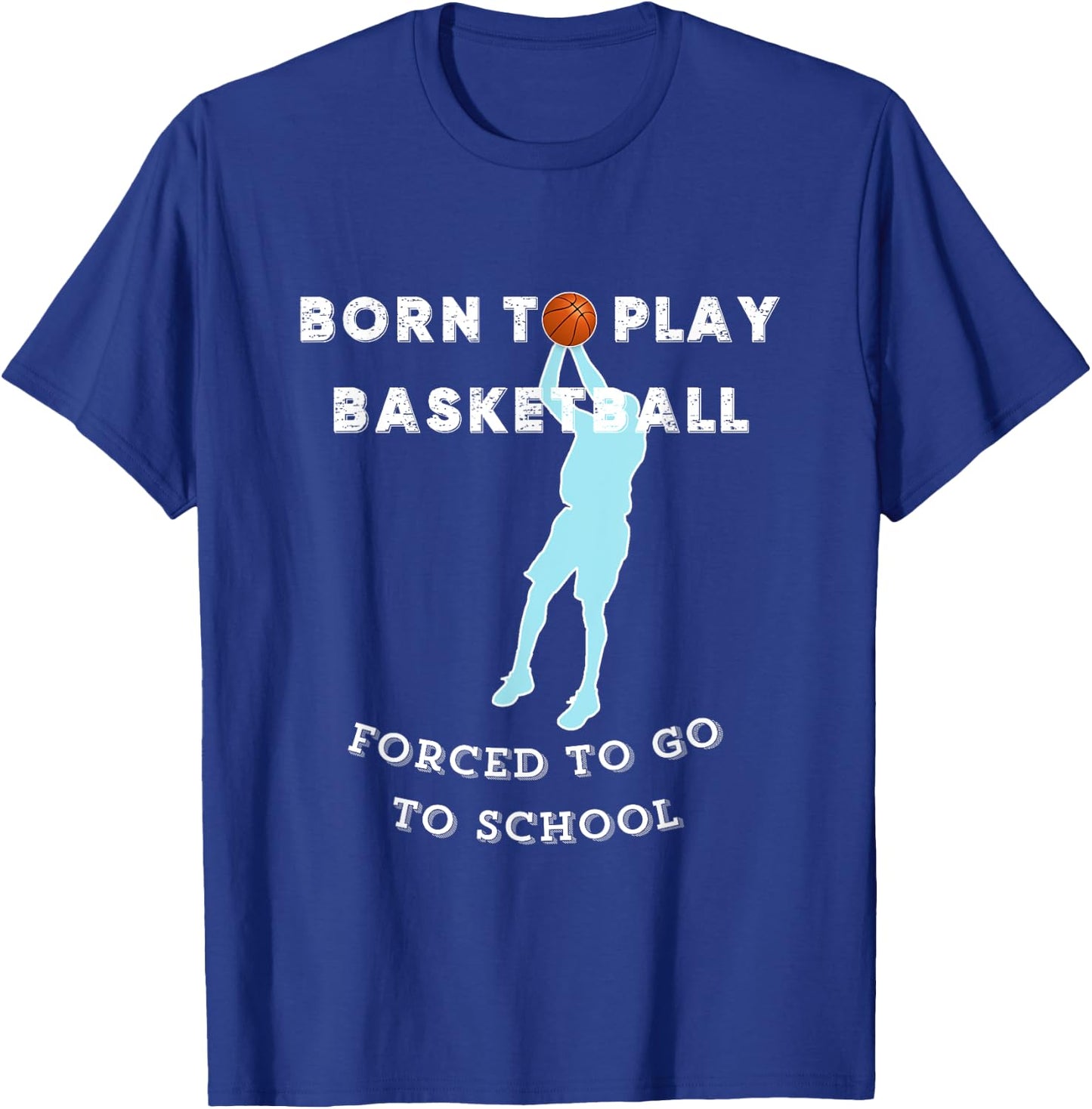 Fun Basketball Idea for Boys and Teens , Black, S T-Shirt - T-Shirt | Royal