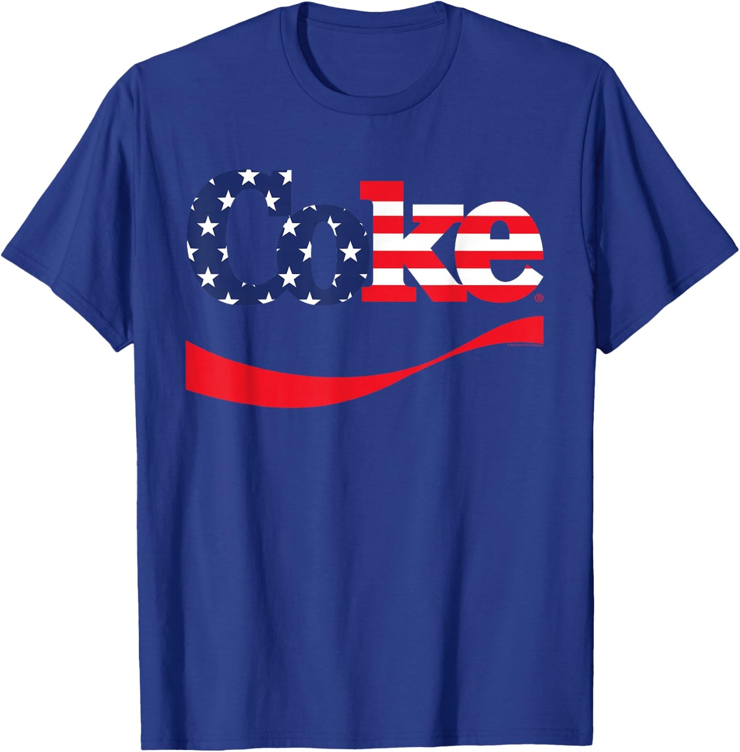 Coca-Cola - Flag T-Shirt - T-Shirt | Royal