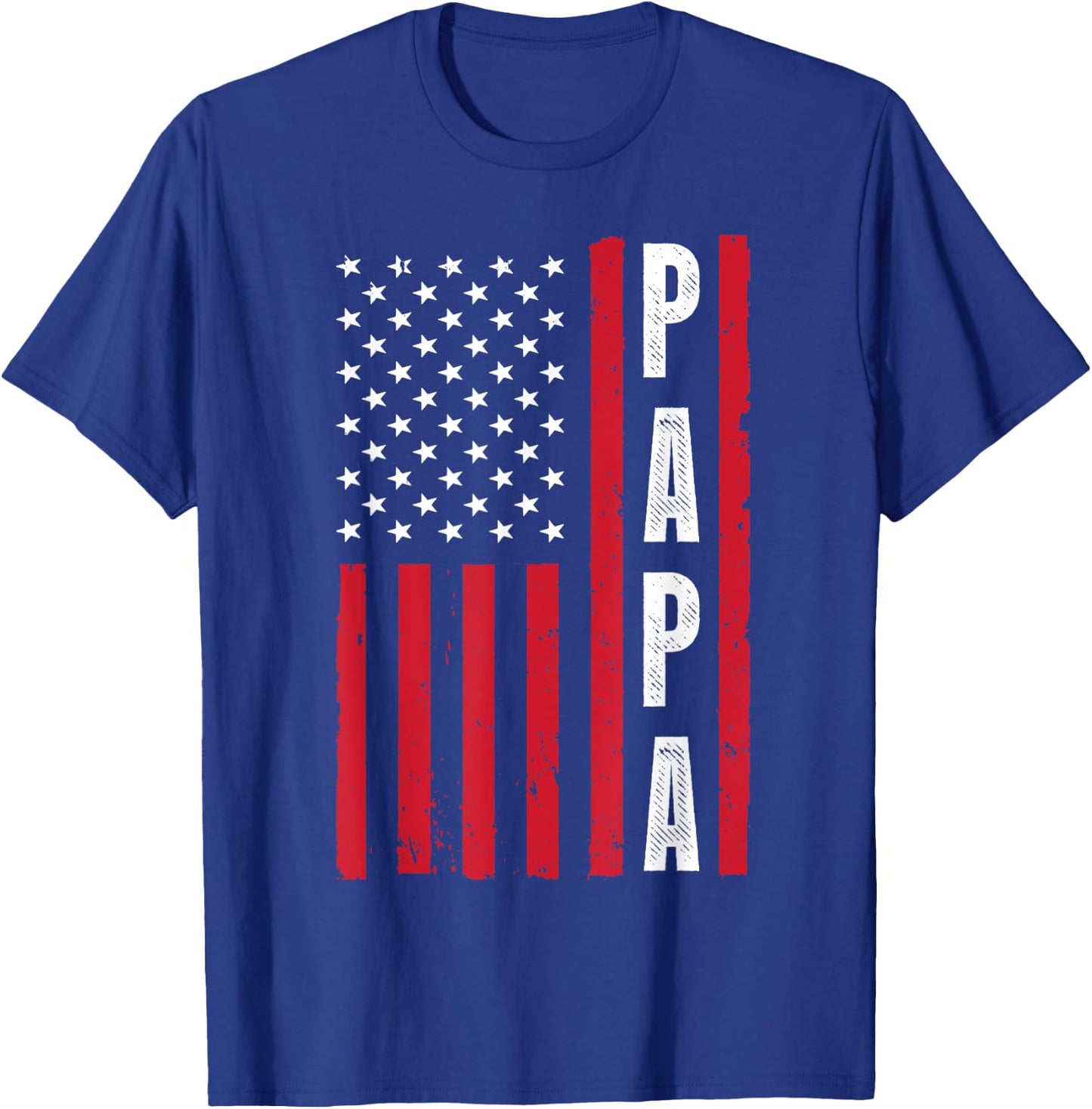 Best Papa Design Dad Grandpa Papi Father's Day Papa T-Shirt - T-Shirt | Royal