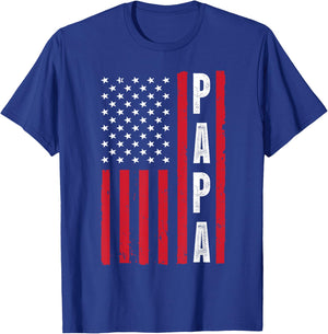 Best Papa Design Dad Grandpa Papi Father's Day Papa T-Shirt - T-Shirt | Royal