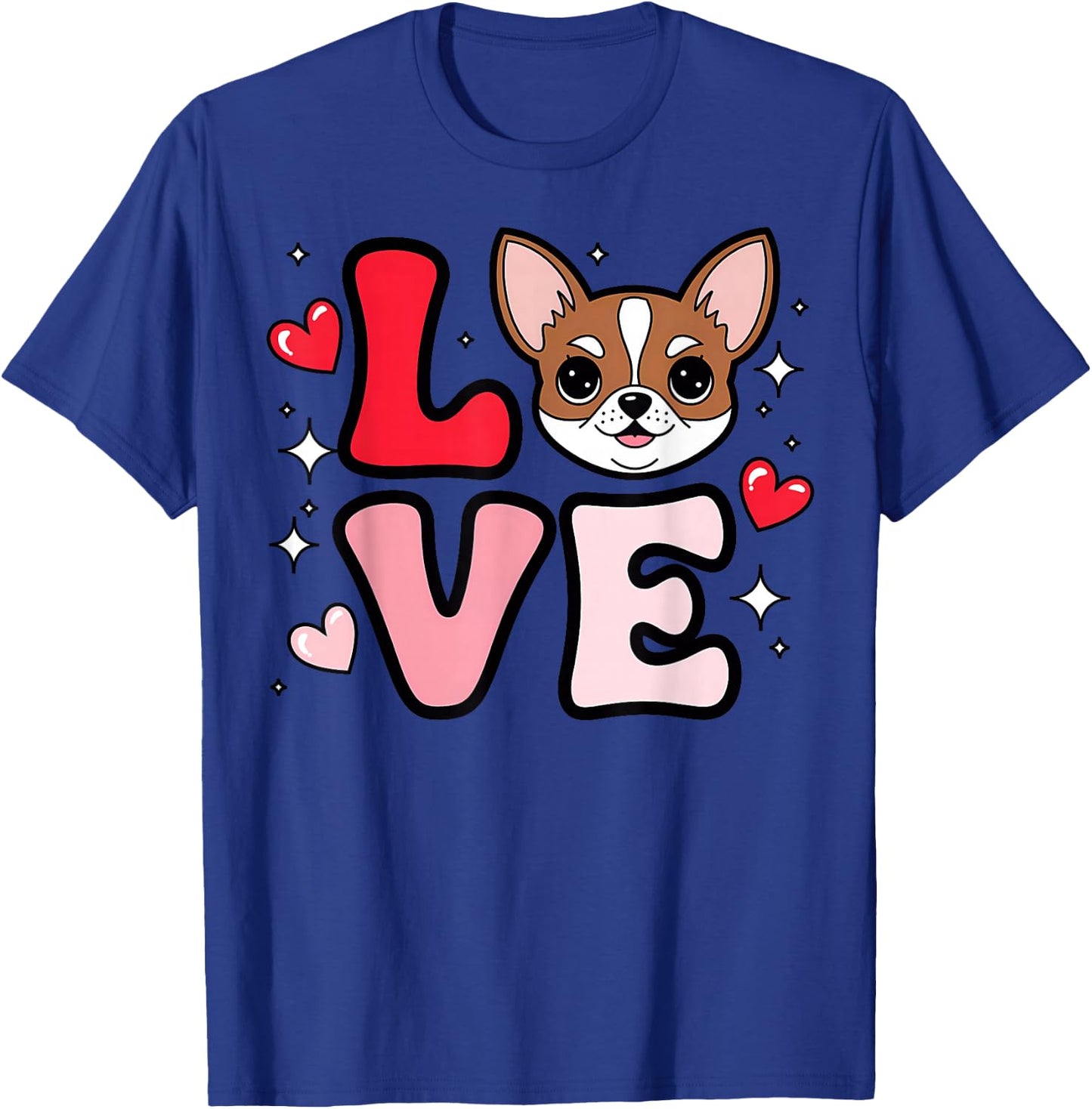 Chihuahua Love Cute Chichi Puppy Dog Mom Girls Women T-Shirt - T-Shirt | Royal