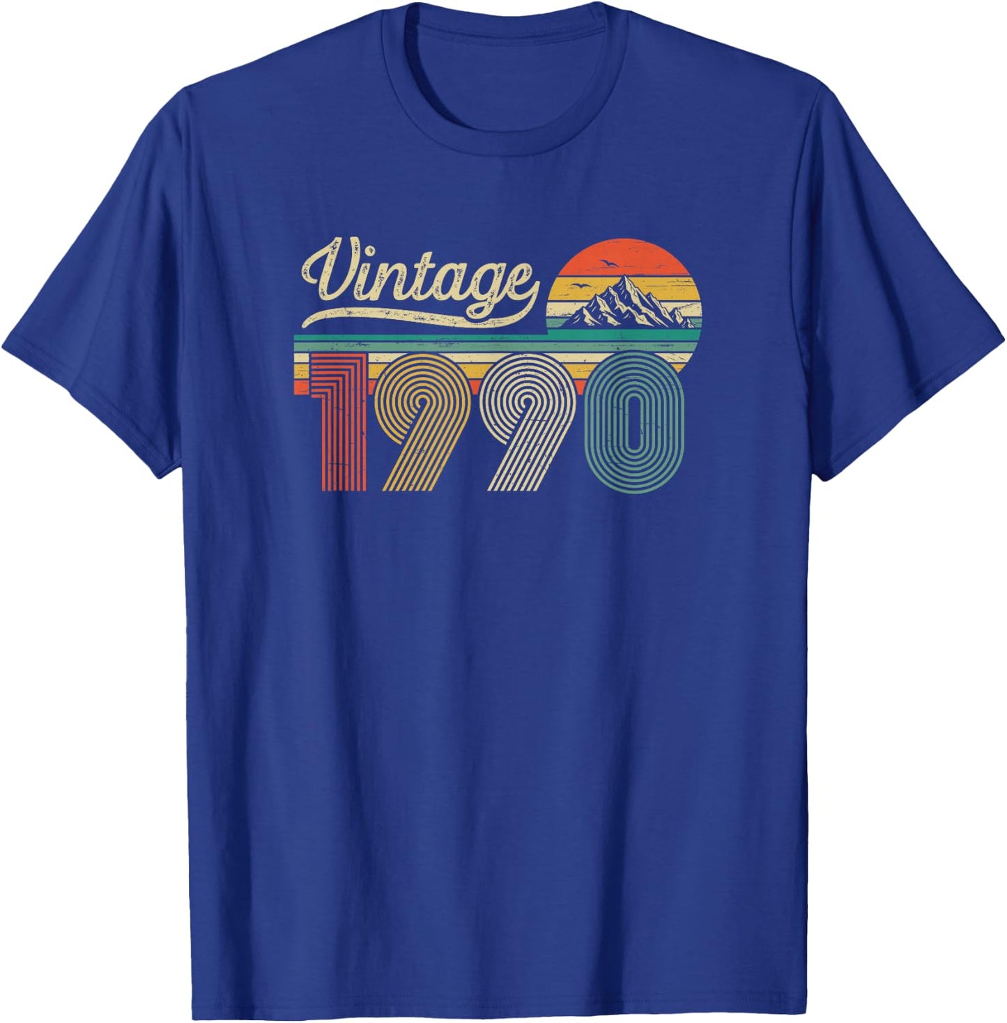 Vintage 1990 Anniversaire 36 Ans pour Hommes Femmes T-Shirt - T-Shirt | Royal