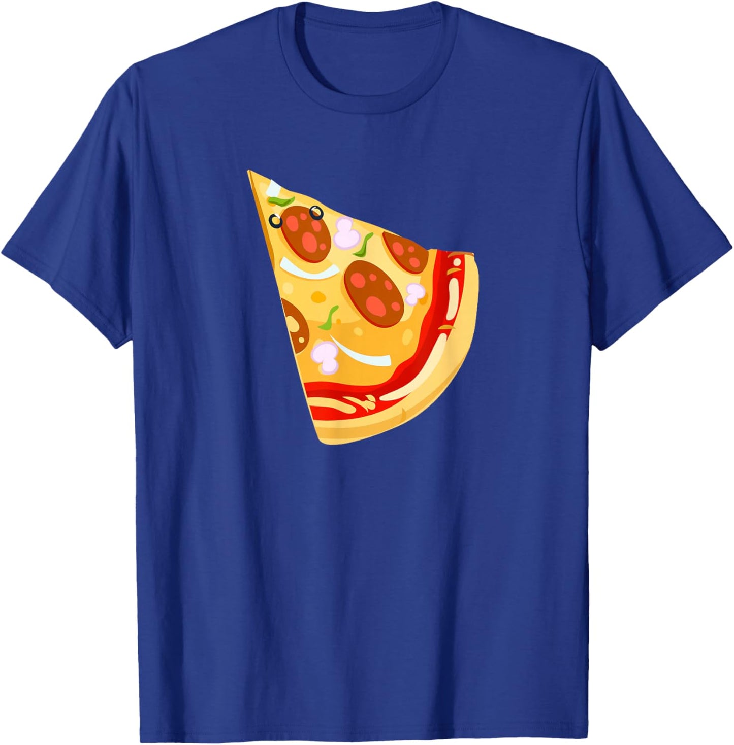Pizza Missing Slice Matching Set Couple Family T-Shirt - T-Shirt | Royal