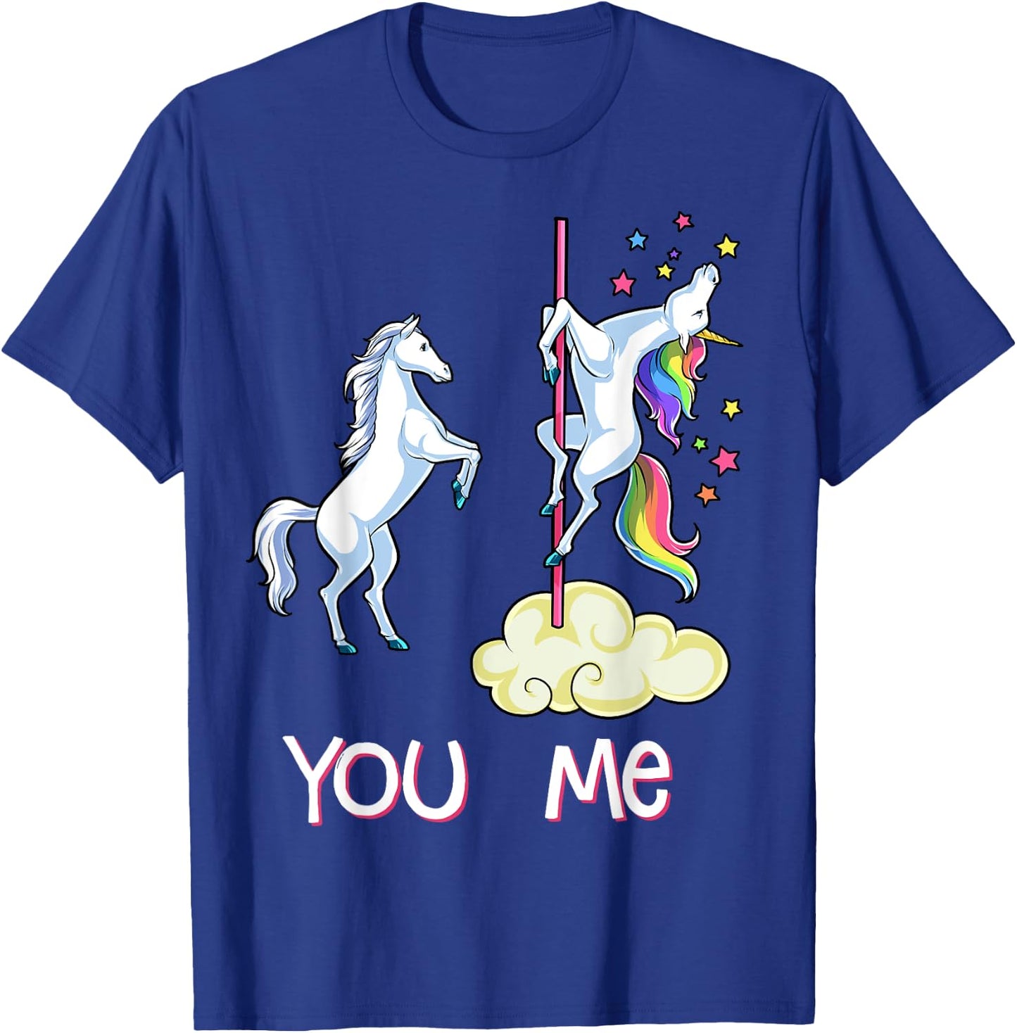Unicorn You vs Me Funny Women Rainbow Gifts Unicorns Squad T-Shirt - T-Shirt | Royal