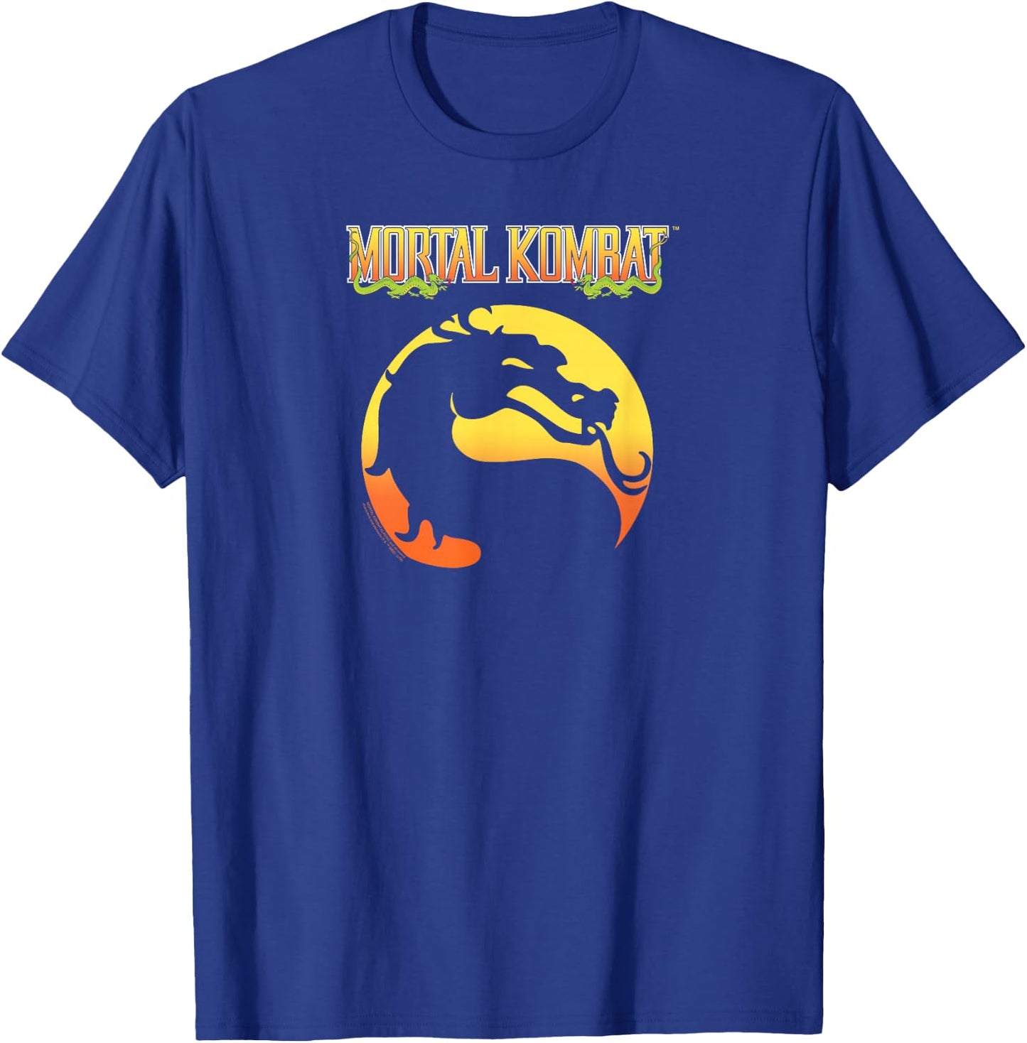 Mortal Kombat Klassic Logo T-Shirt - T-Shirt | Royal