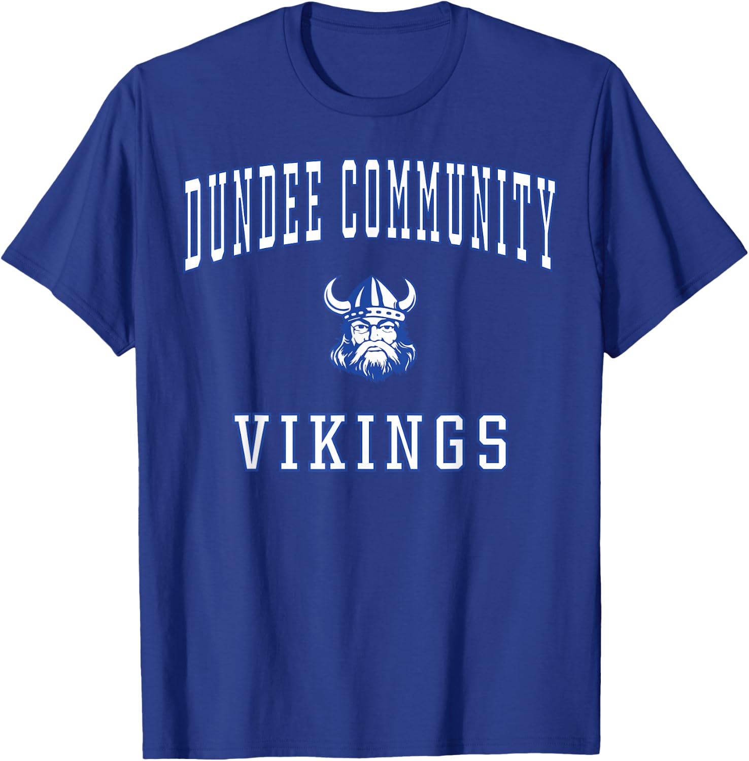 Dundee Community High School Vikings T-Shirt - T-Shirt | Royal