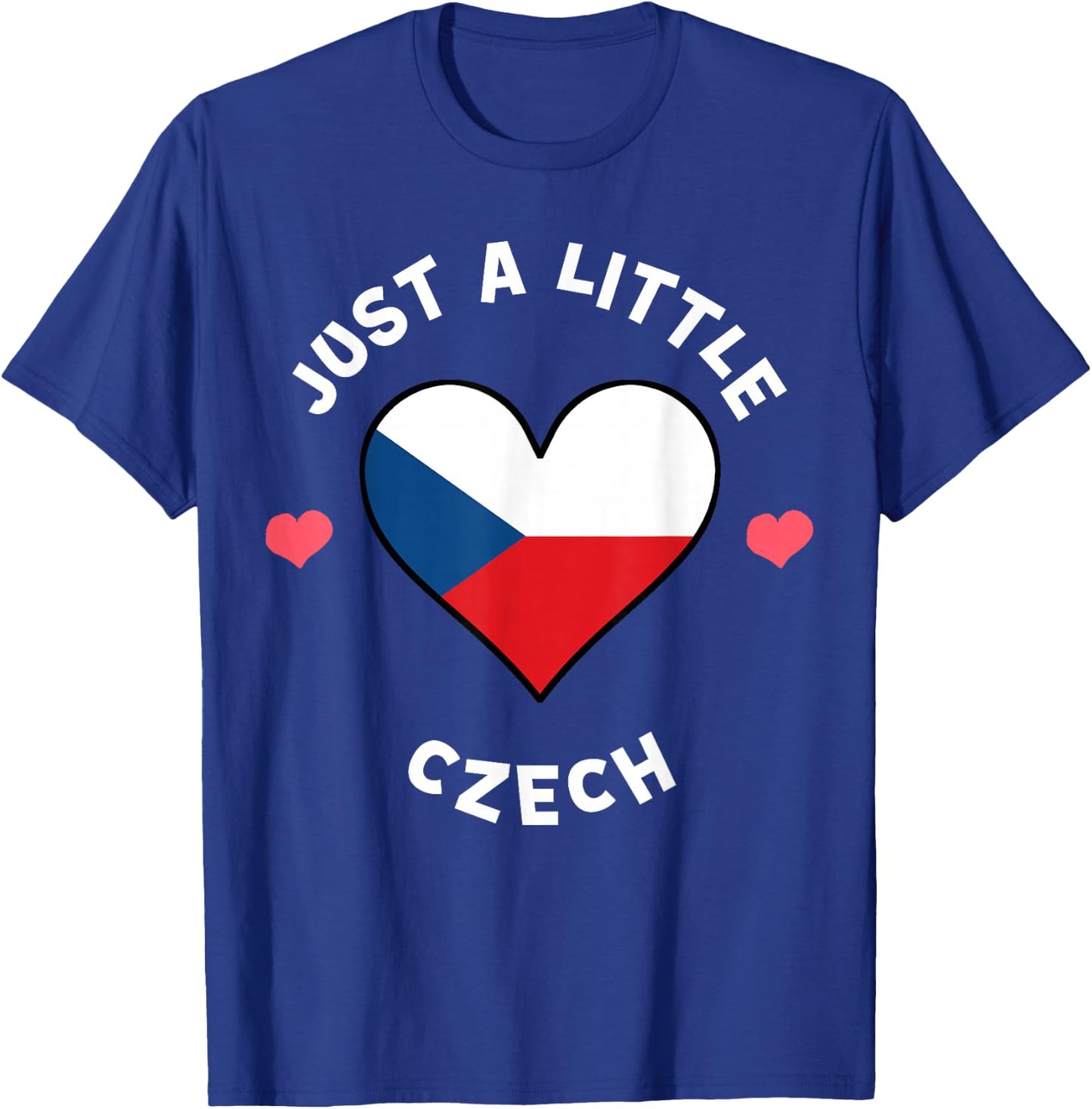 Czech Flag Heart Just A Little Czech Republic T-Shirt - T-Shirt | Royal